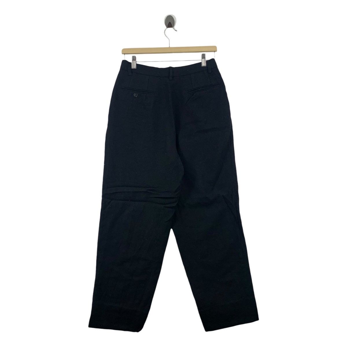 Issey Miyake × Japanese Brand × Tete Homme Vintage TETE HOMME issey miyake baggy wide wool pants Size US 28 / EU 44 - 4 Thumbnail