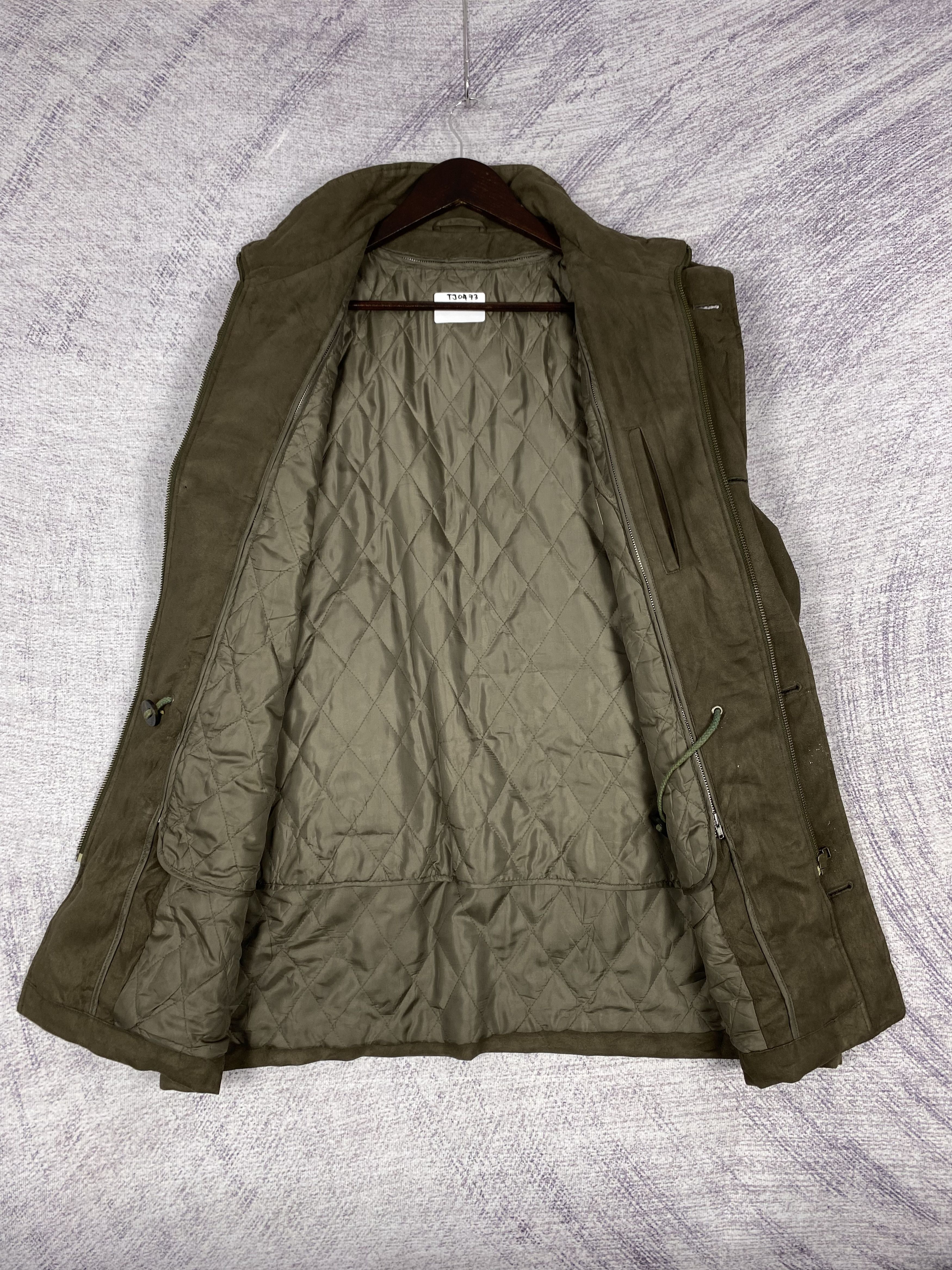 Japanese Brand Vintage Crocodile Quilted Lining Zip Up Jacket Size US L / EU 52-54 / 3 - 7 Thumbnail
