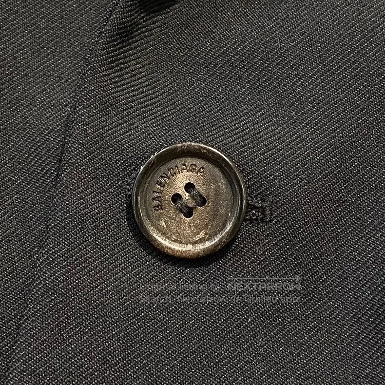 Balenciaga Balenciaga Side Arm Logo Blazer Jacket Size L / US 10 / IT 46 - 3 Thumbnail