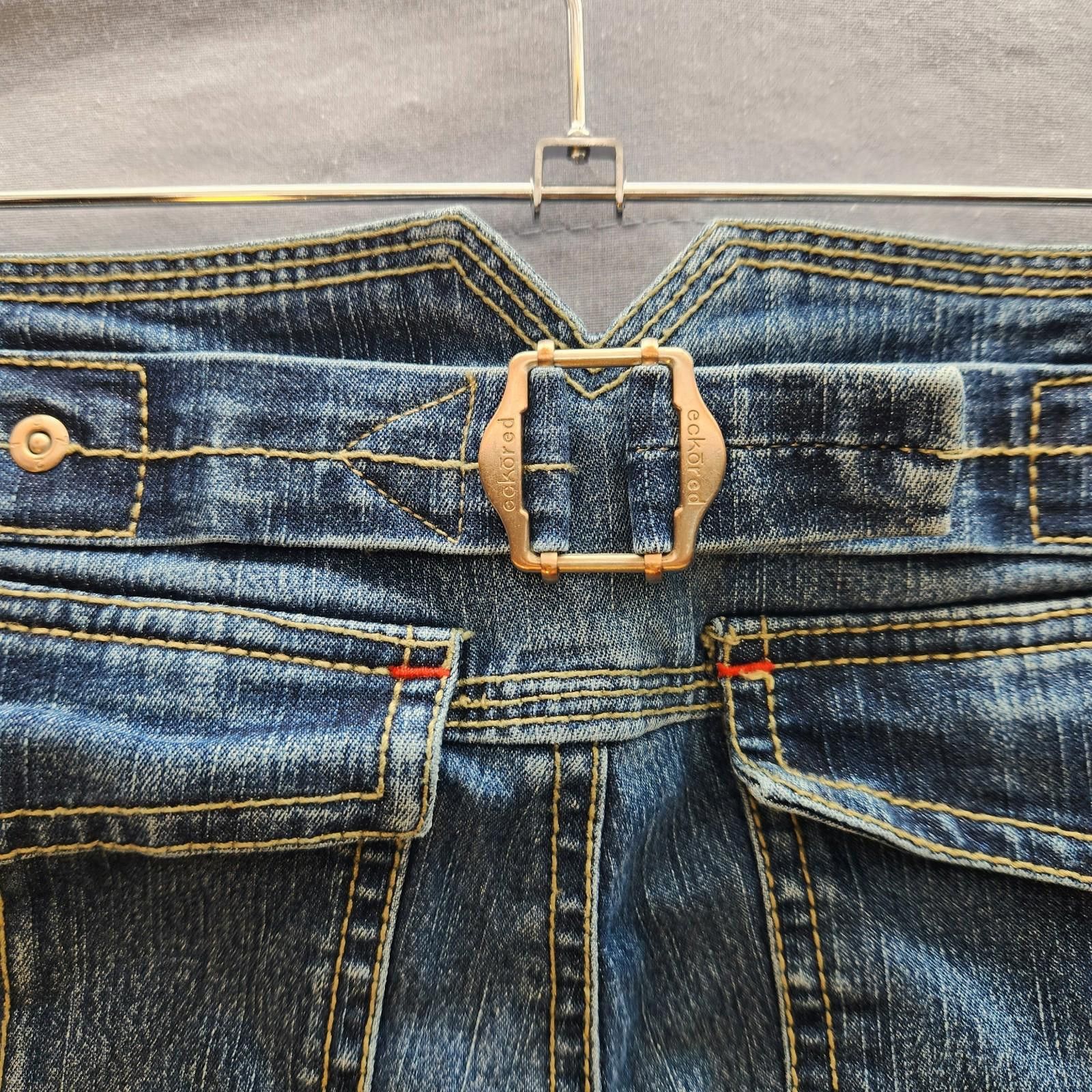 Ecko Unltd. Vintage Ecko Red Womens Blue Jeans Embroidered Size 11 Size 30" / US 8 / IT 44 - 11 Thumbnail