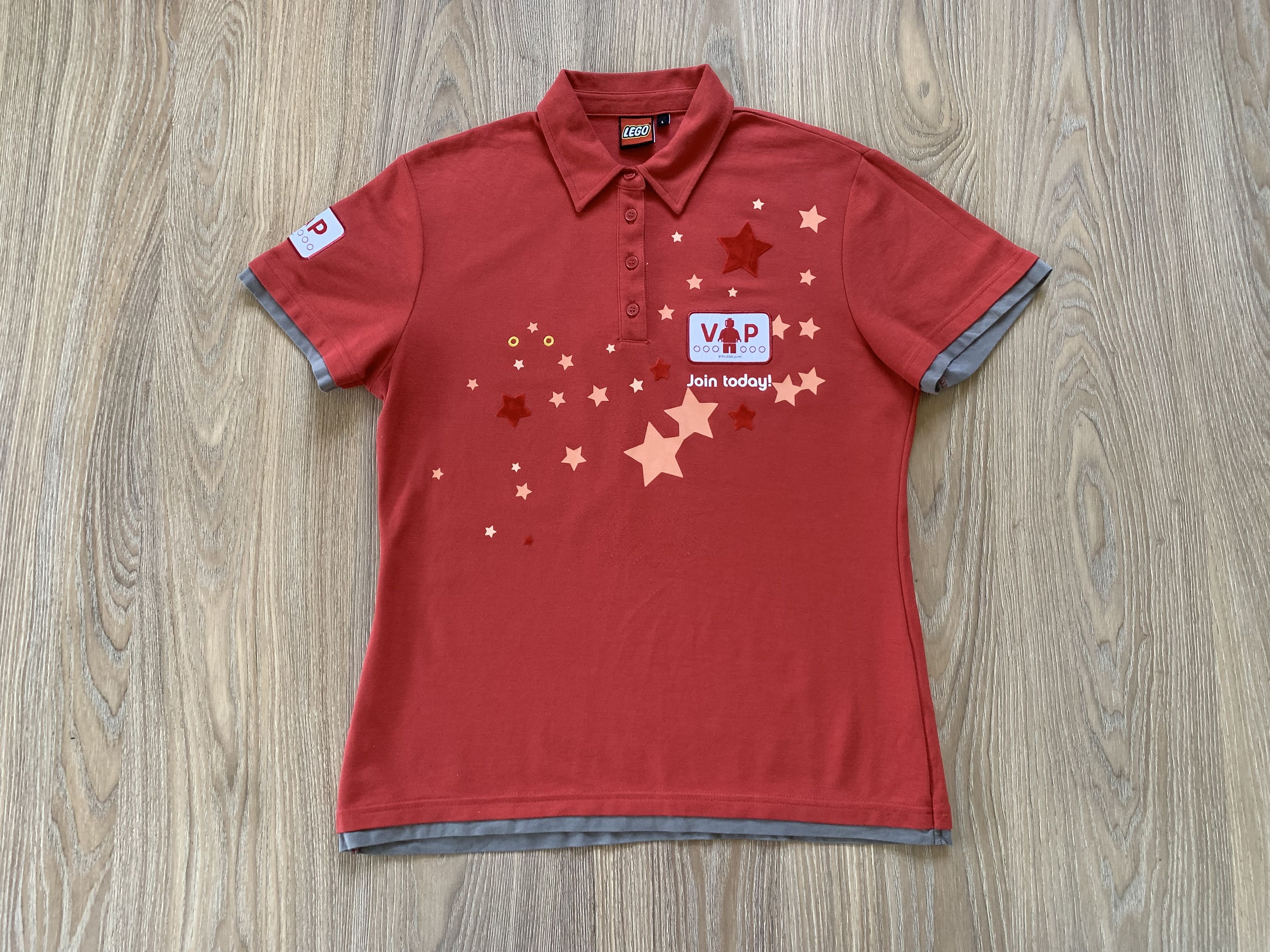 LEGO × Vintage Womens Lego VIP Printed T Shirt Size L / US 10 / IT 46 - 2 Thumbnail
