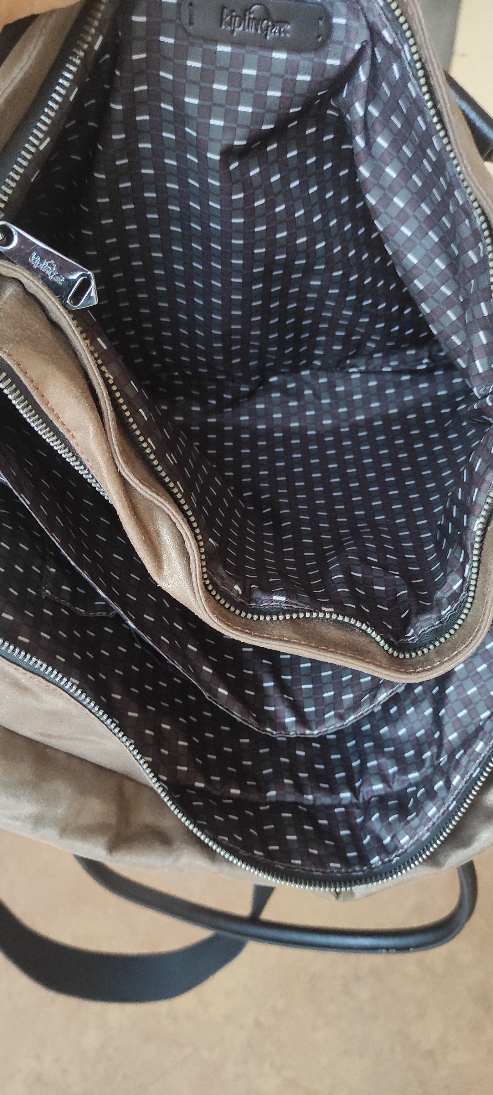 Japanese Brand Kipling Superwork Metallic Small Briefcase Laptop Tote Bag Size ONE SIZE - 24 Thumbnail
