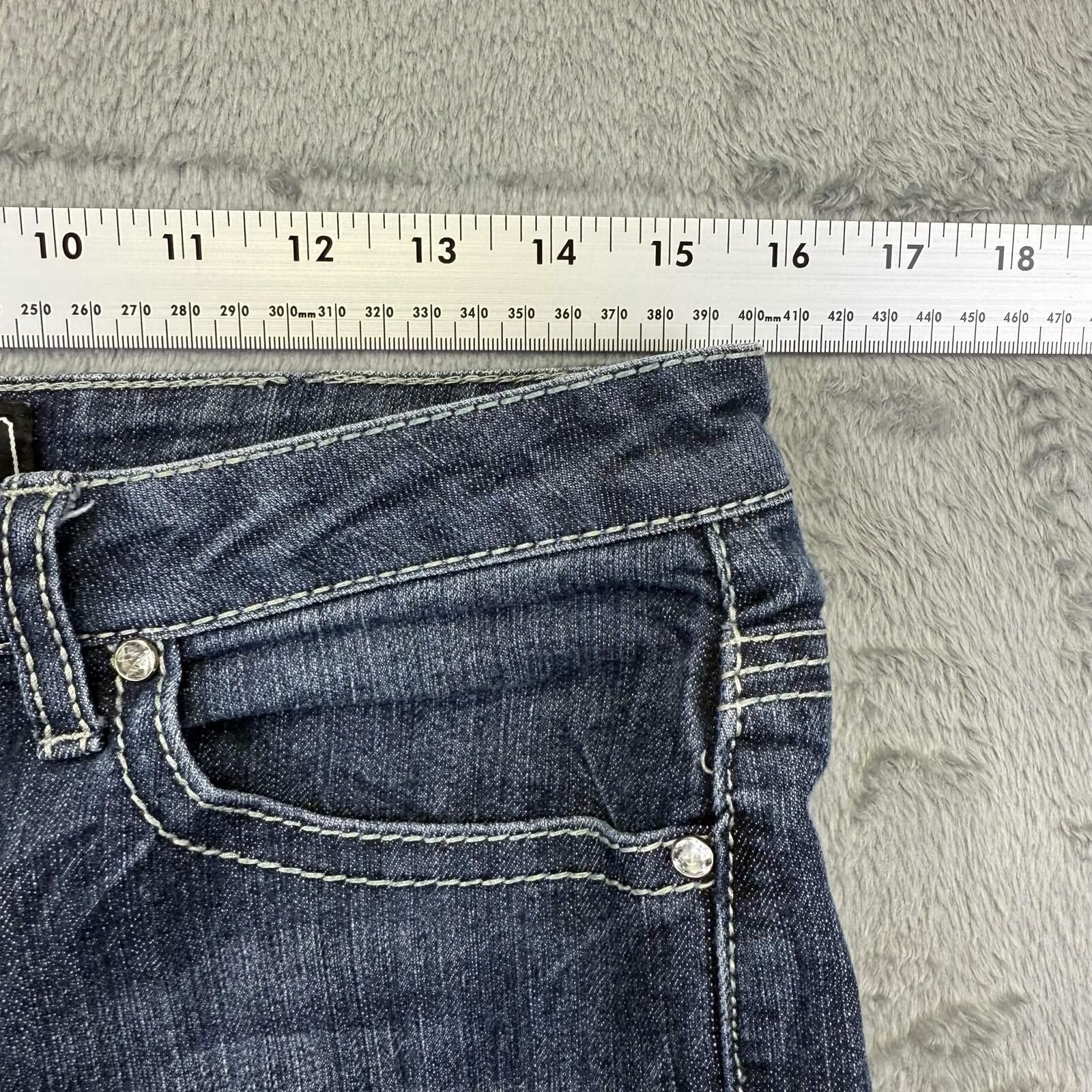 Cartoon Network CATO Women's Dark Wash Bootcut Jeans Size 24" / US 00 / IT 34 - 3 Thumbnail