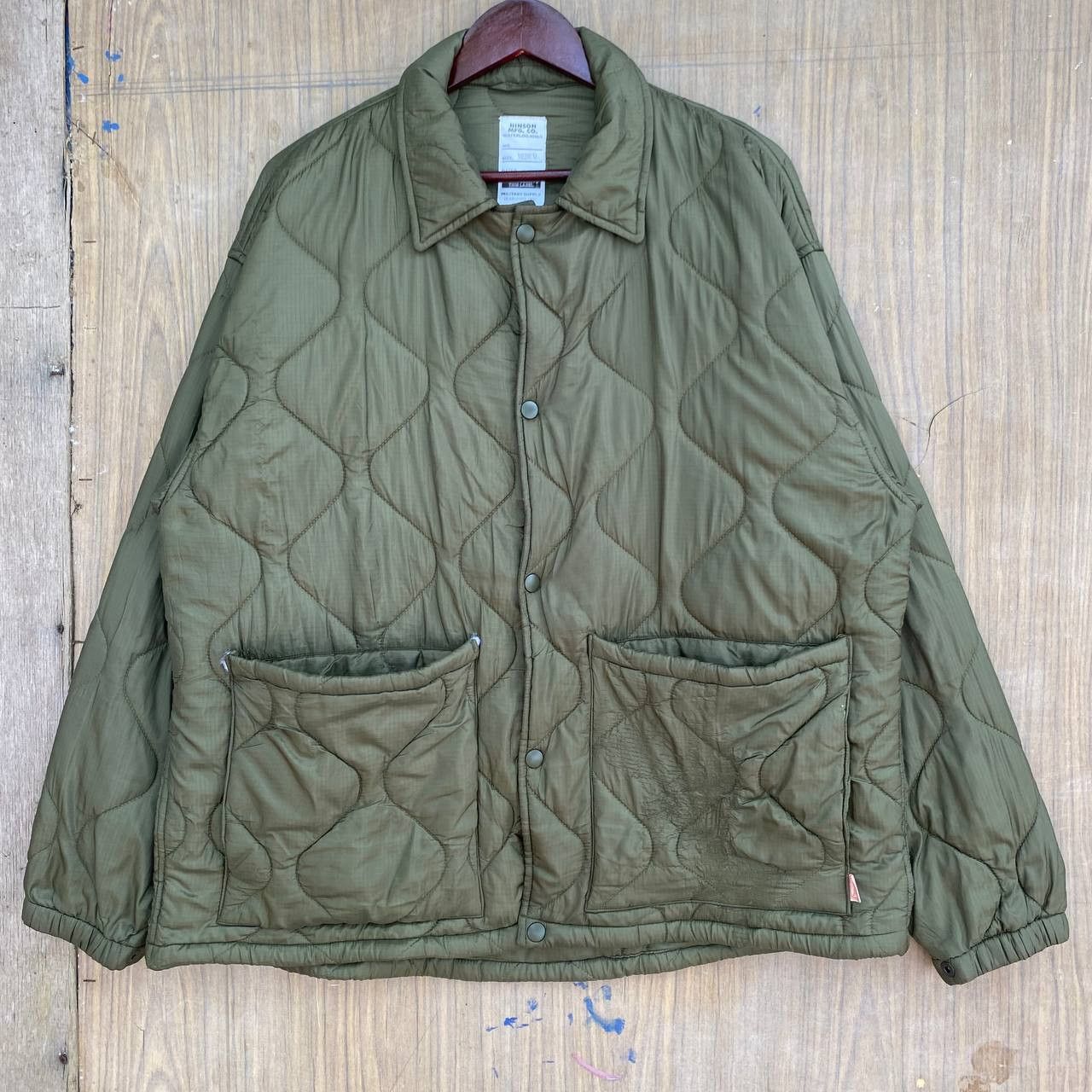 Vintage Hinson Quilted Military Supply Jacket Size US L / EU 52-54 / 3 - 1 Thumbnail