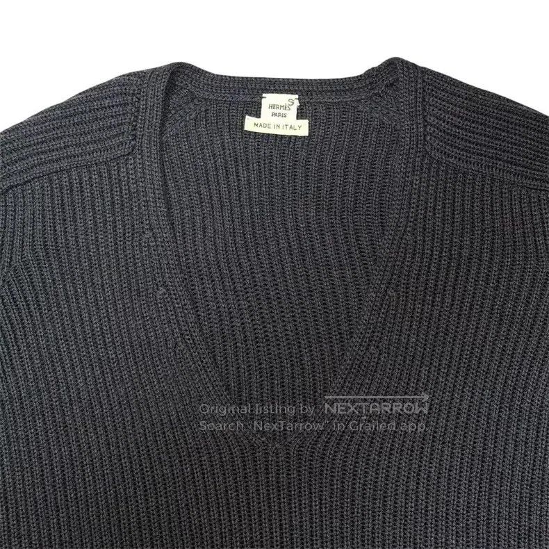Hermes Hermes Cashmere Goat Wool Sweater Size XXS / US 00 / IT 34 - 5 Thumbnail
