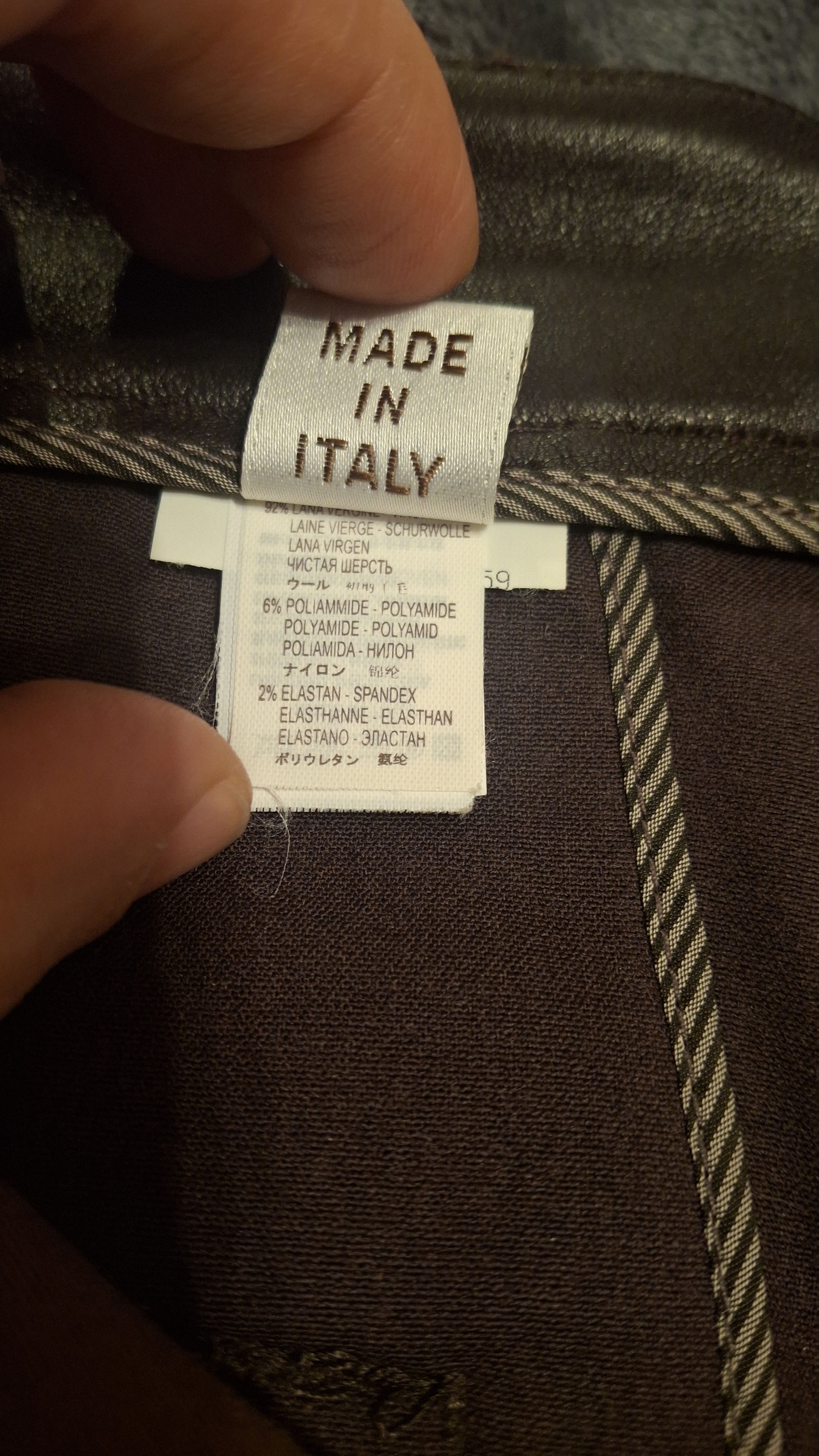 Brunello Cucinelli Brunello Cucinelli Brown Leather Panel Slim Fit Trousers Size 32" / US 10 / IT 46 - 6 Thumbnail