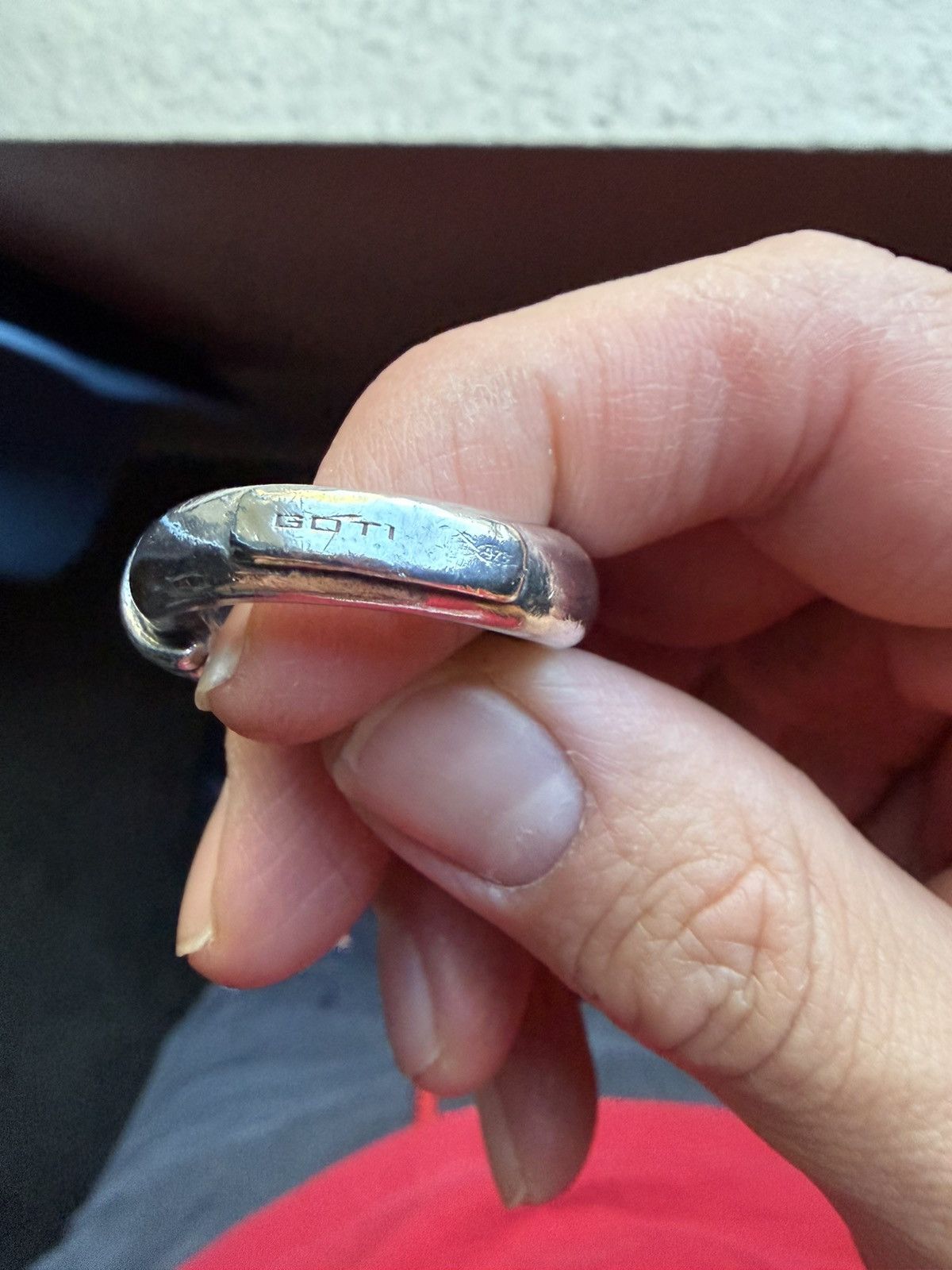 Goti Ricardo 925 silver overlap ring 18mm Size ONE SIZE - 7 Thumbnail