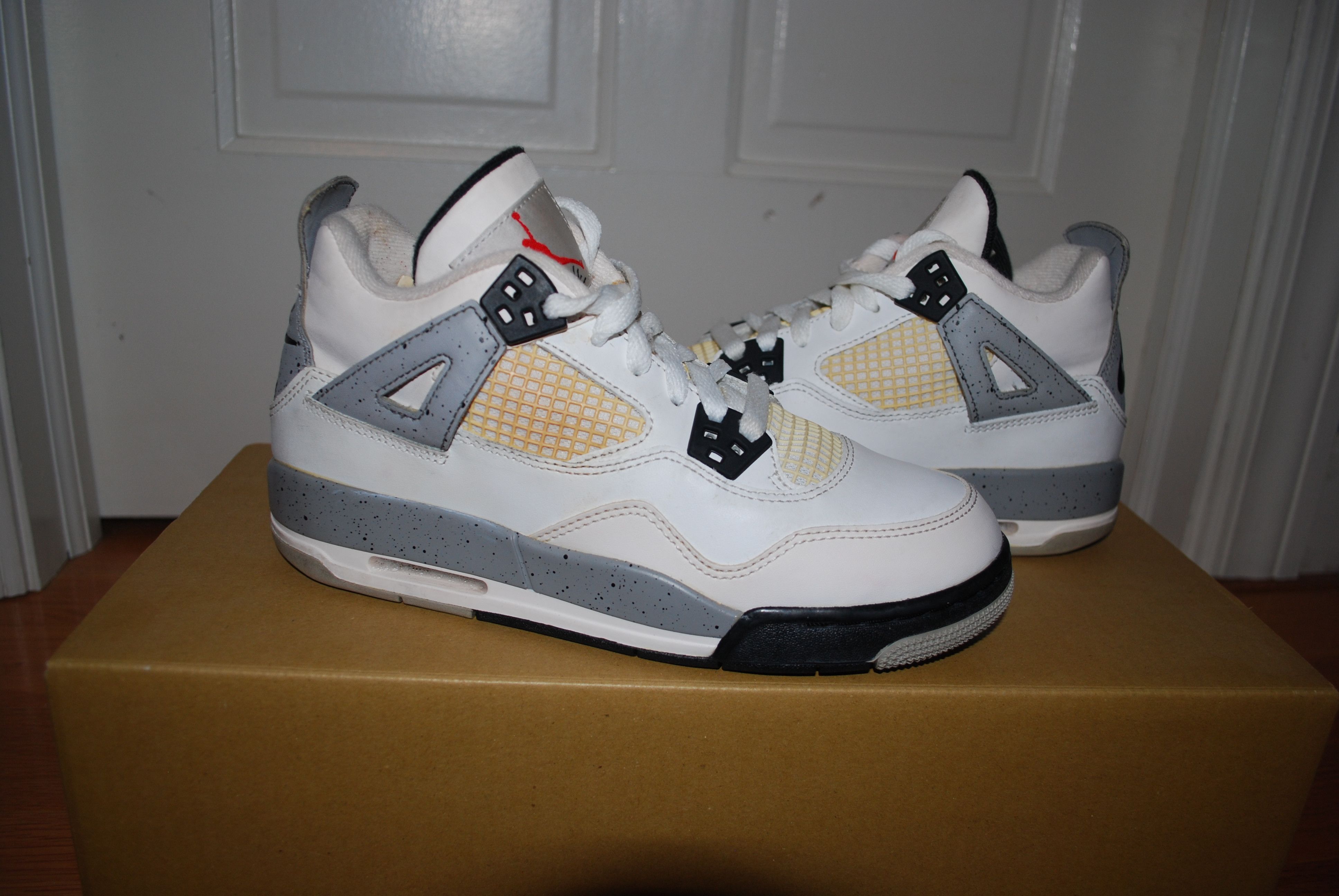Jordan Brand Jordan 4 Retro White Cement 2012 Size 5Y 6.5 WOMENS Grailed