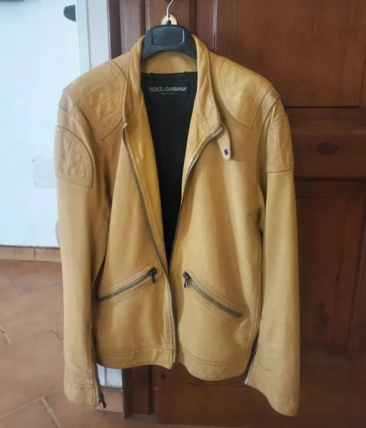 Dolce & Gabbana Dolce Gabbana Leather Jacket Size US M / EU 48-50 / 2 - 2 Thumbnail