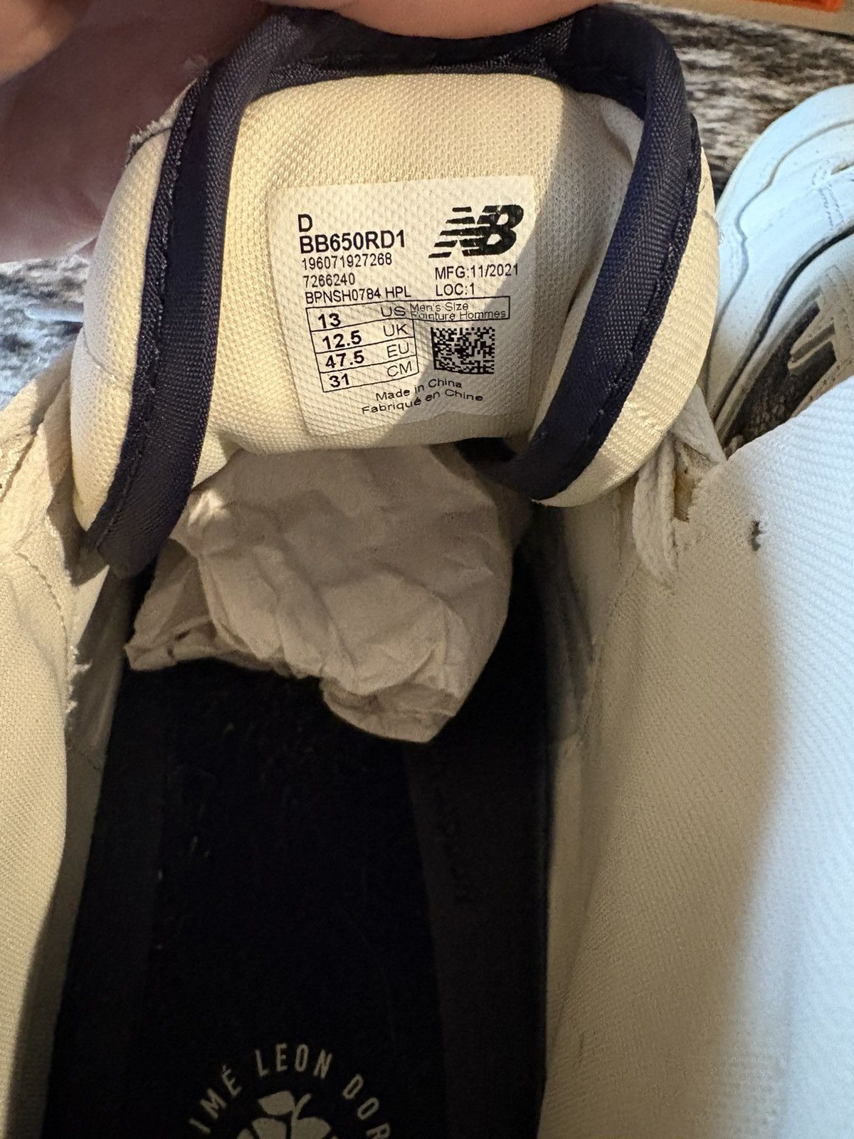 Aime Leon Dore × New Balance New Balance 650R Aime Leon Dore White/ Navy Size US 13 / EU 46 - 8 Thumbnail