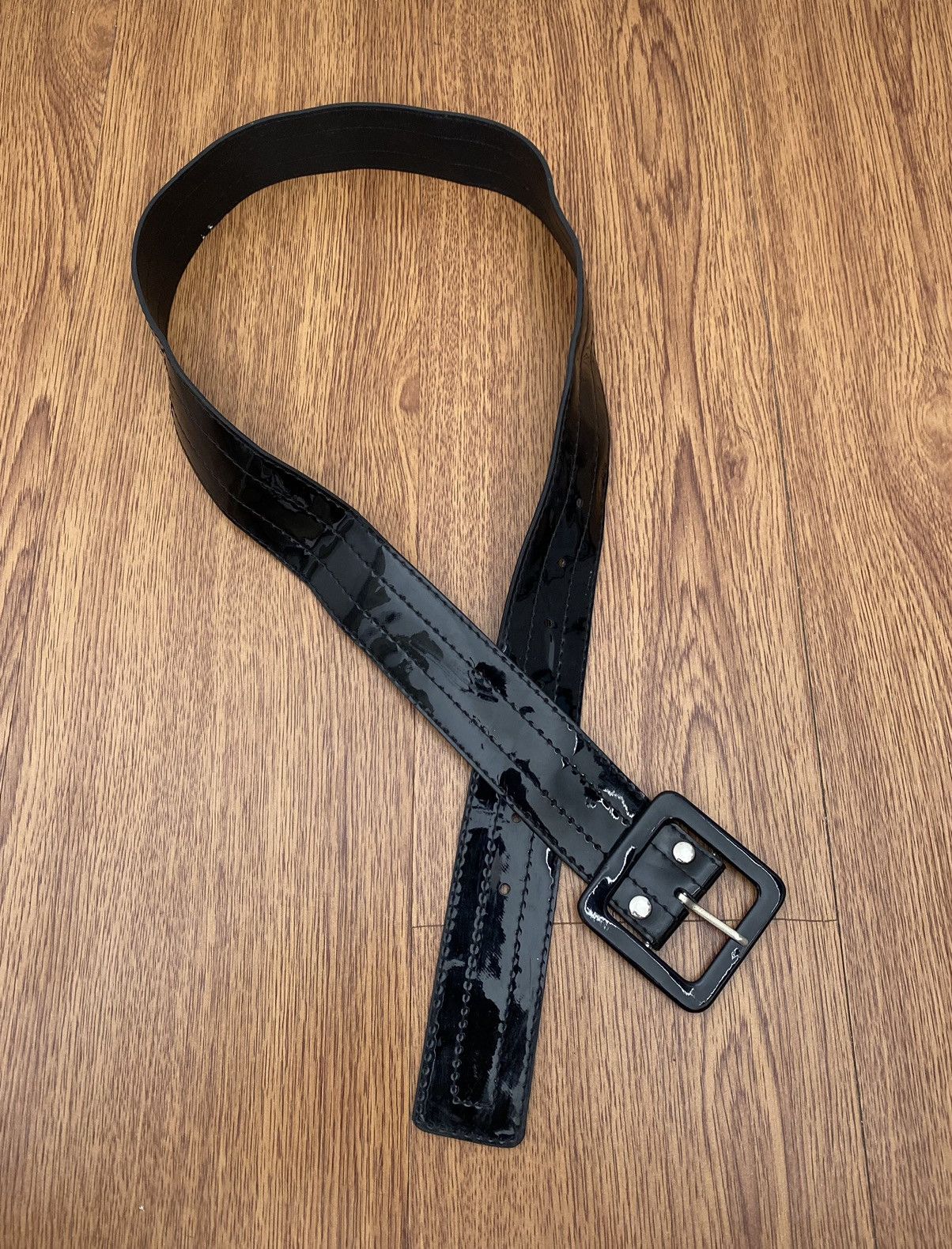 Japanese Brand × Vintage Black womens belt Size ONE SIZE - 1 Thumbnail