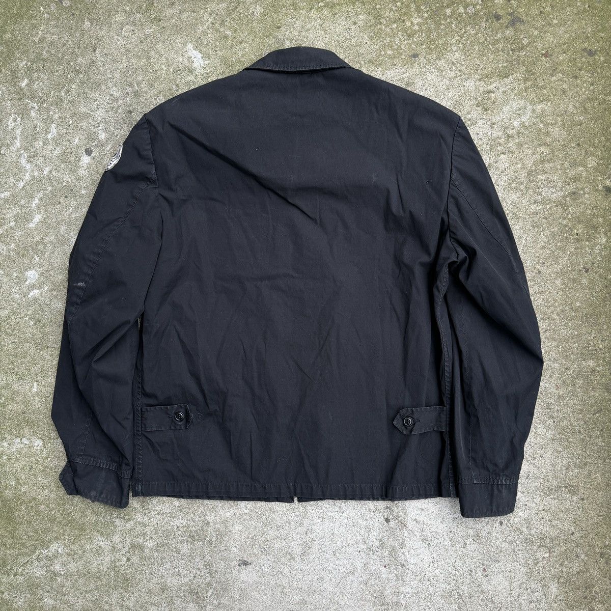 Vintage 80s Faded Zip Up Work Jacket Thrashed Grunge ERD Size US L / EU 52-54 / 3 - 2 Thumbnail