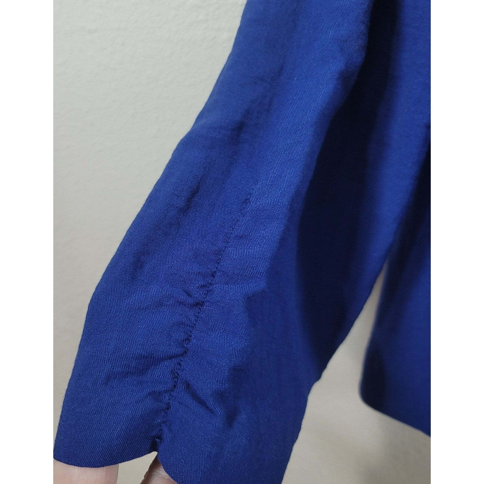 Chicos Chico's Blue Notched Collar Open Front Blazer 1 Medium Size M / US 6-8 / IT 42-44 - 5 Thumbnail