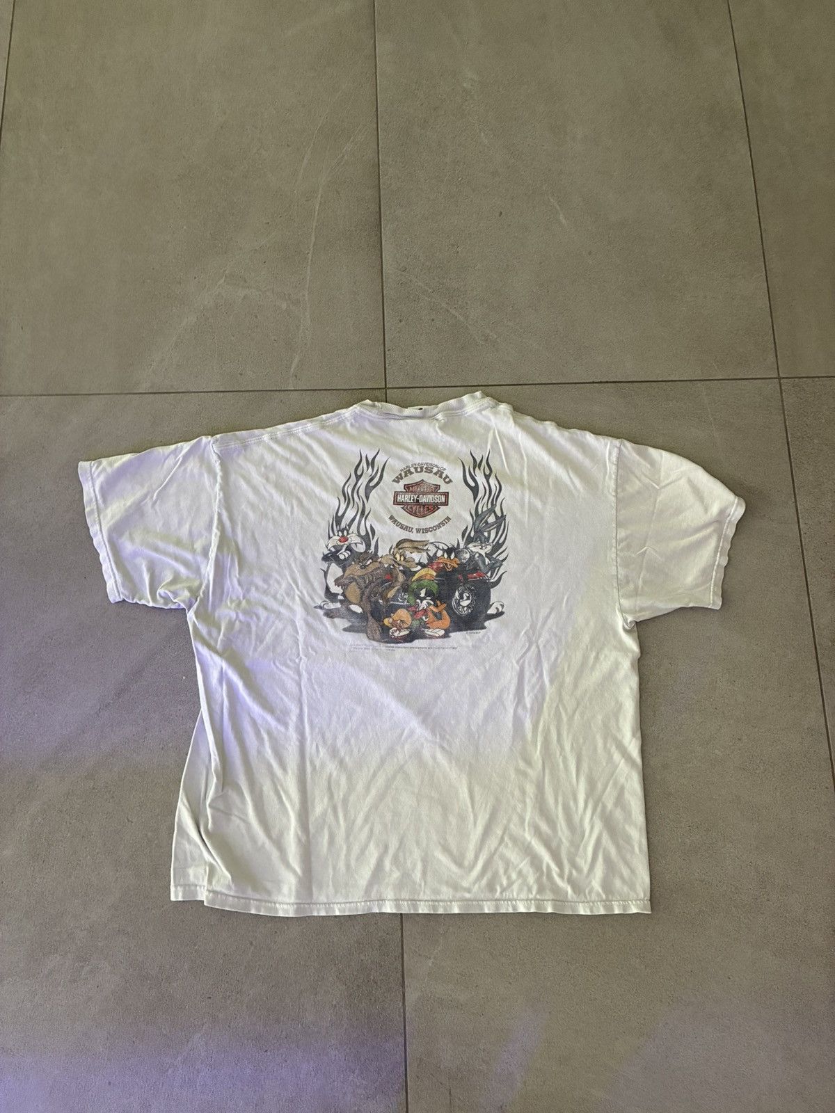 Harley Davidson Harley Davidson Looney Tunes Tee White Size L 2010 Size US L / EU 52-54 / 3 - 6 Thumbnail