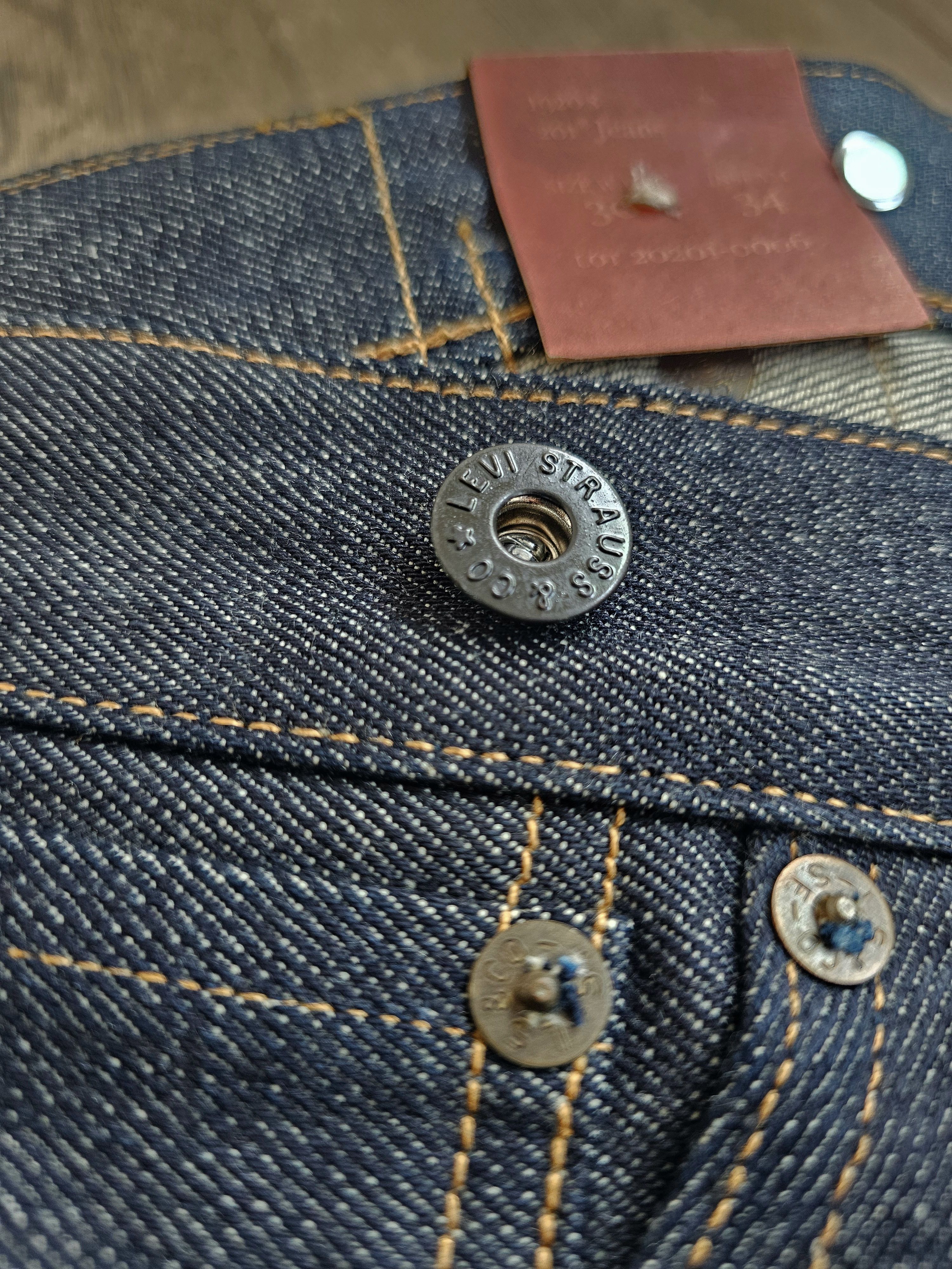 Levi's Vintage Clothing Levi LVC Japan 1920 Rigid 201 NWT 1873 1933 501XX 201XX Size US 30 / EU 46 - 4 Thumbnail