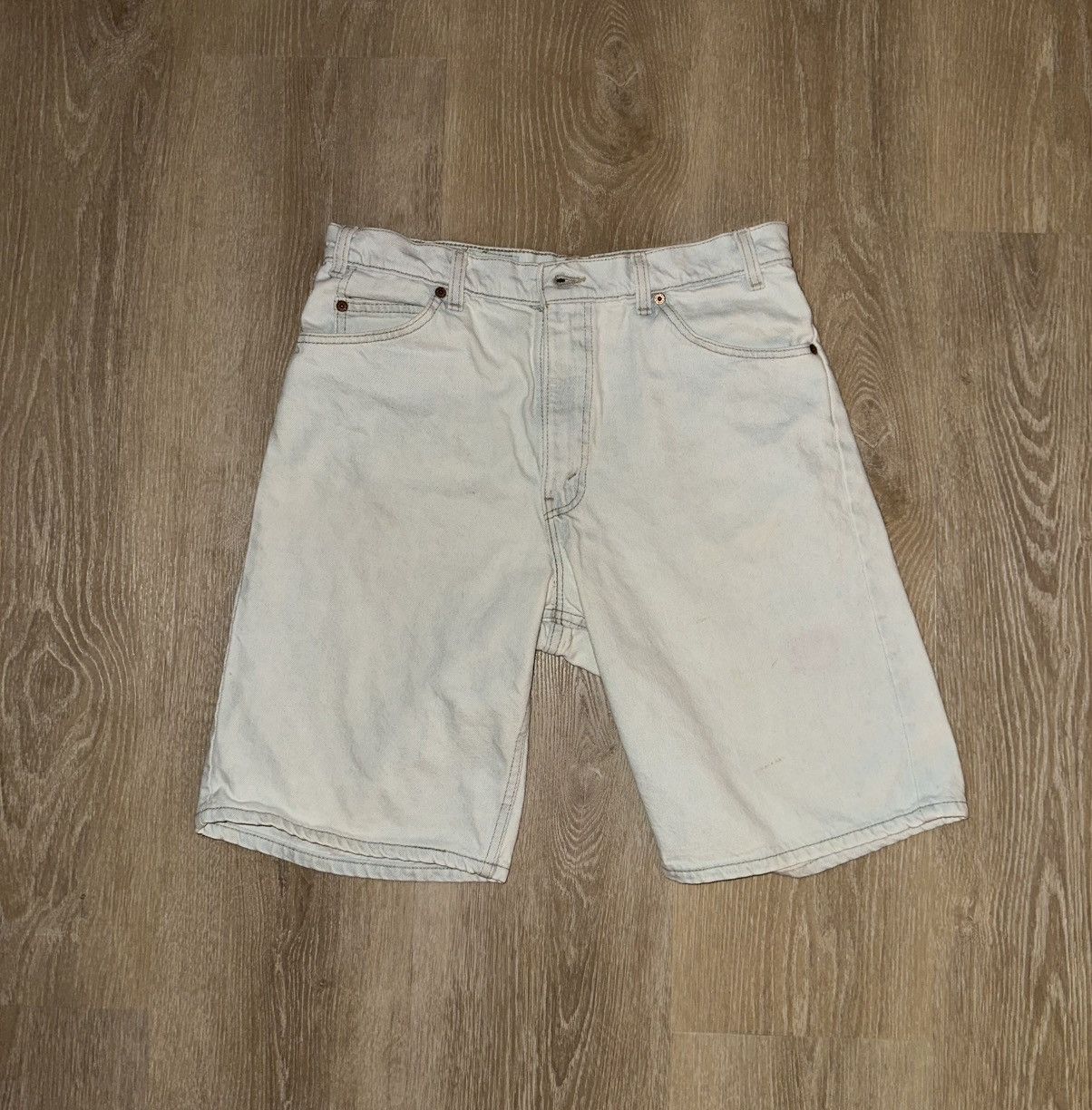 Levi's × Vintage Vintage 90’s Brown Tab Levi’s Jean Shorts Size 34 Size US 34 / EU 50 - 1 Thumbnail