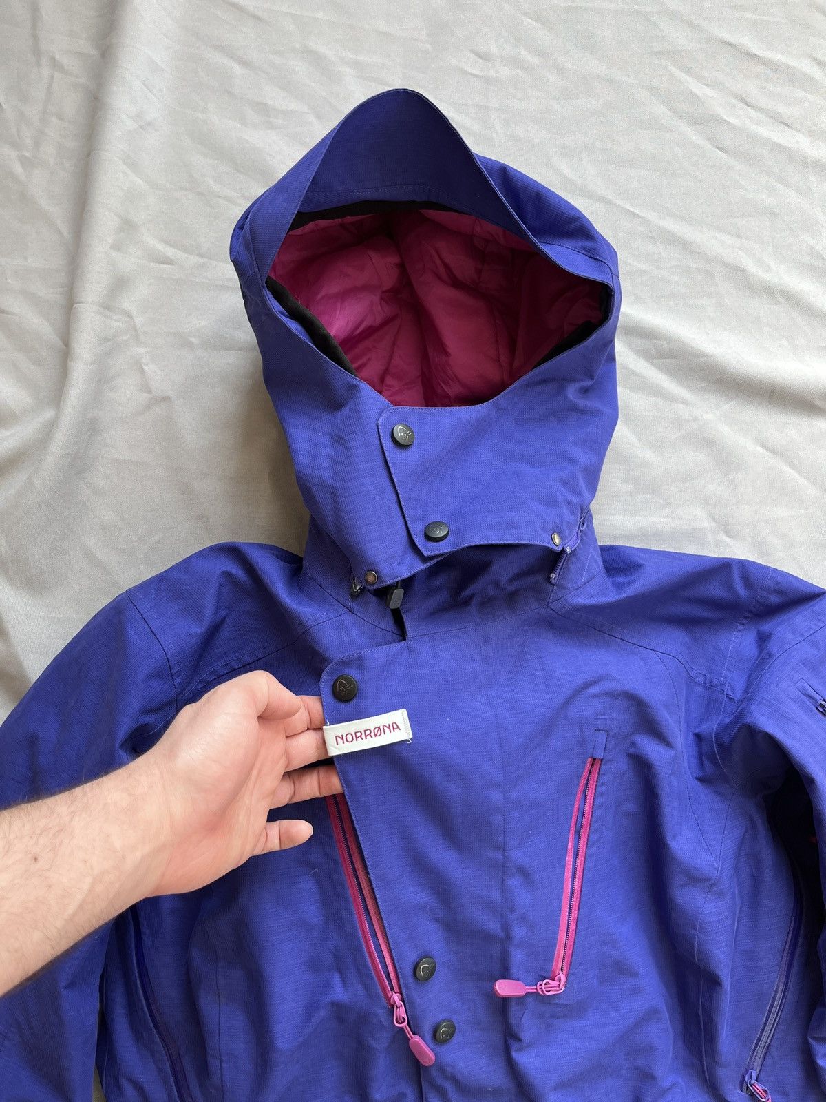 Norrona Norrona Roldal Gore-Tex Ski Outdoor Jacket Purple Size L / US 10 / IT 46 - 7 Thumbnail