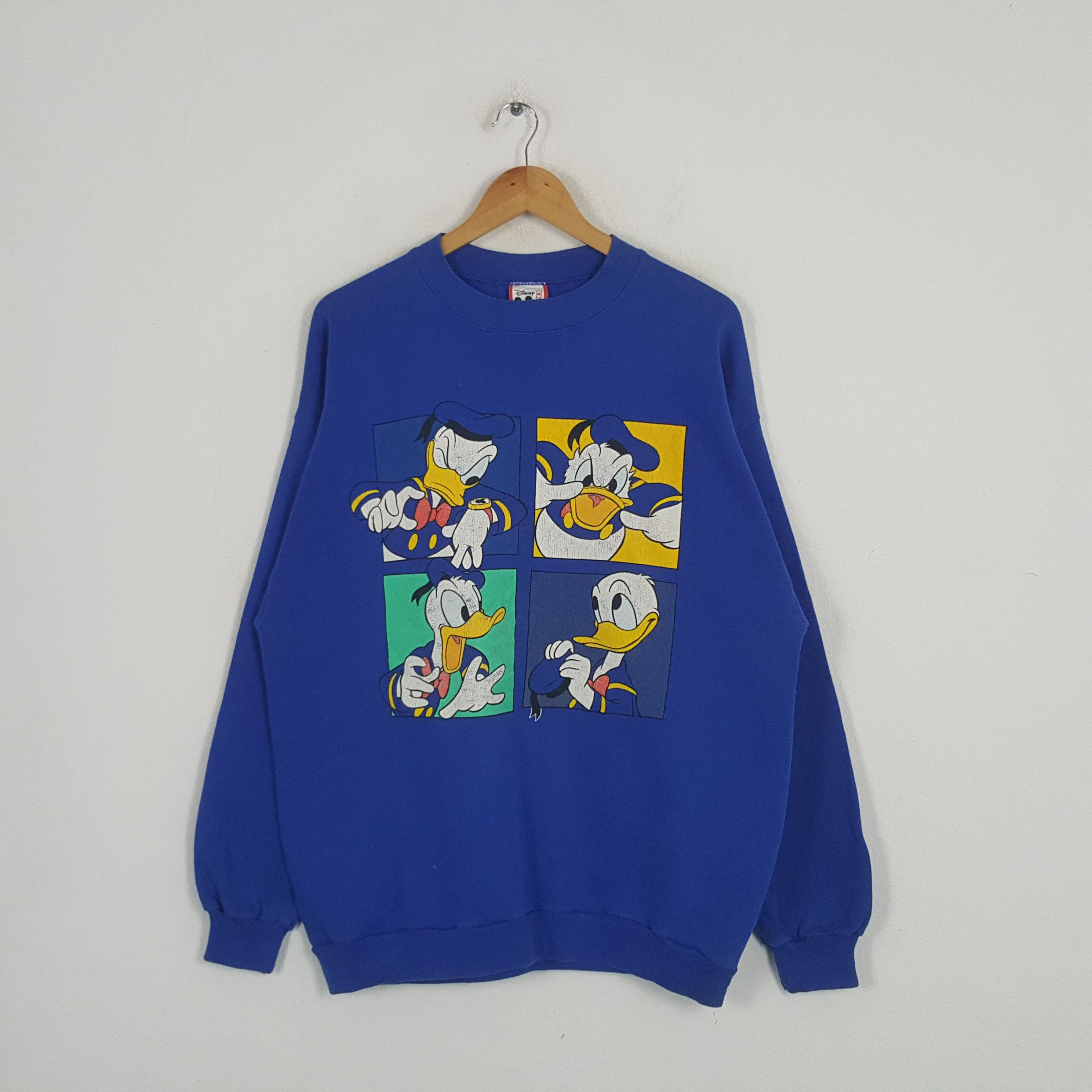 Cartoon Network × Disney × Vintage Vintage Disney Design Donald Duck Cartoon Sweatshirt Size US L / EU 52-54 / 3 - 1 Thumbnail