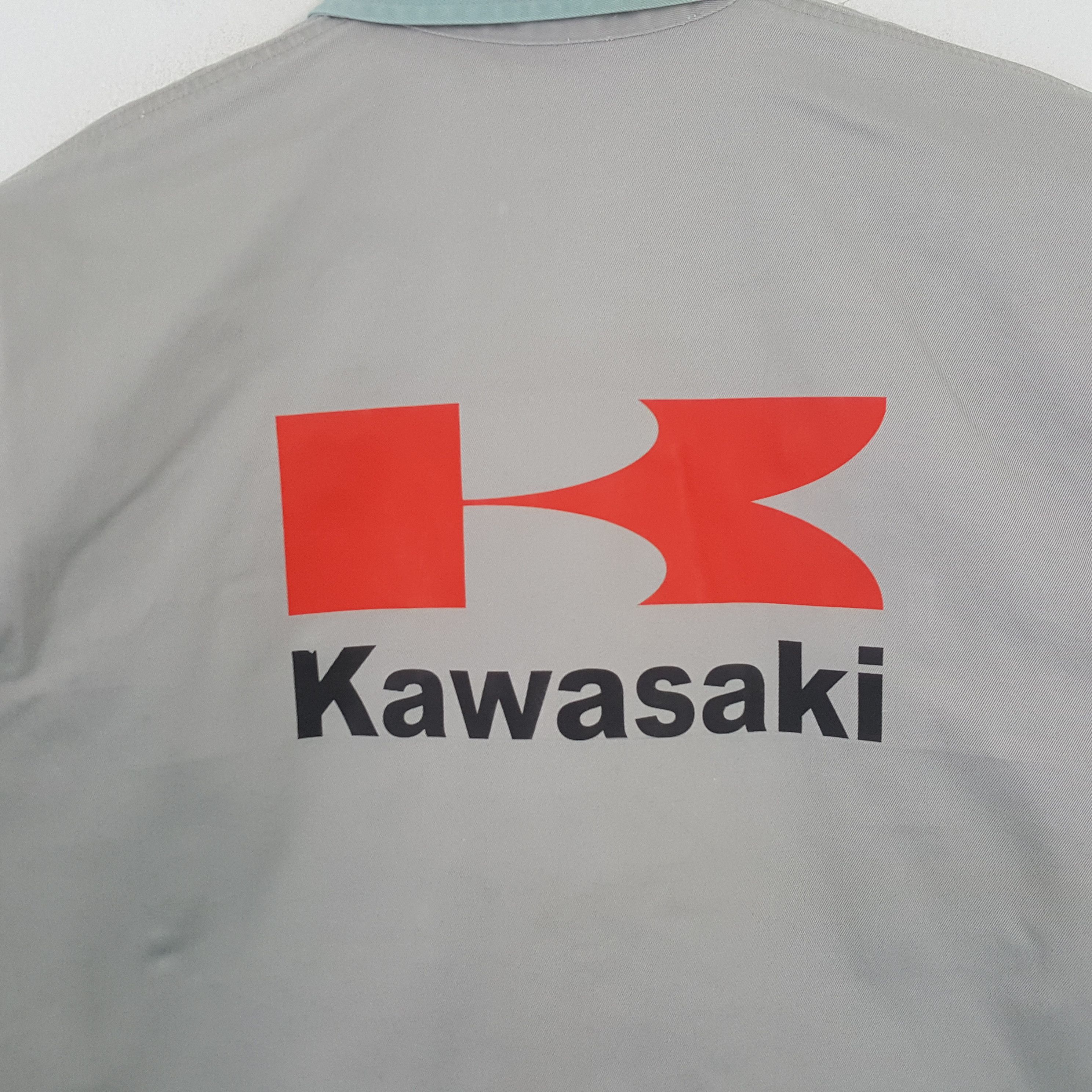 Japanese Brand × Vintage Vintage KAWASAKI Japanese Motorsport Racing Jacket Size US L / EU 52-54 / 3 - 2 Thumbnail