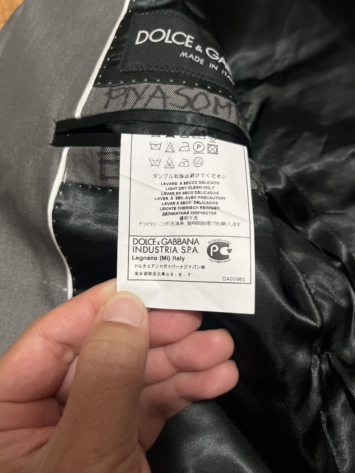 Dolce & Gabbana Dolce & Gabbana Jacket Size 48R - 11 Thumbnail