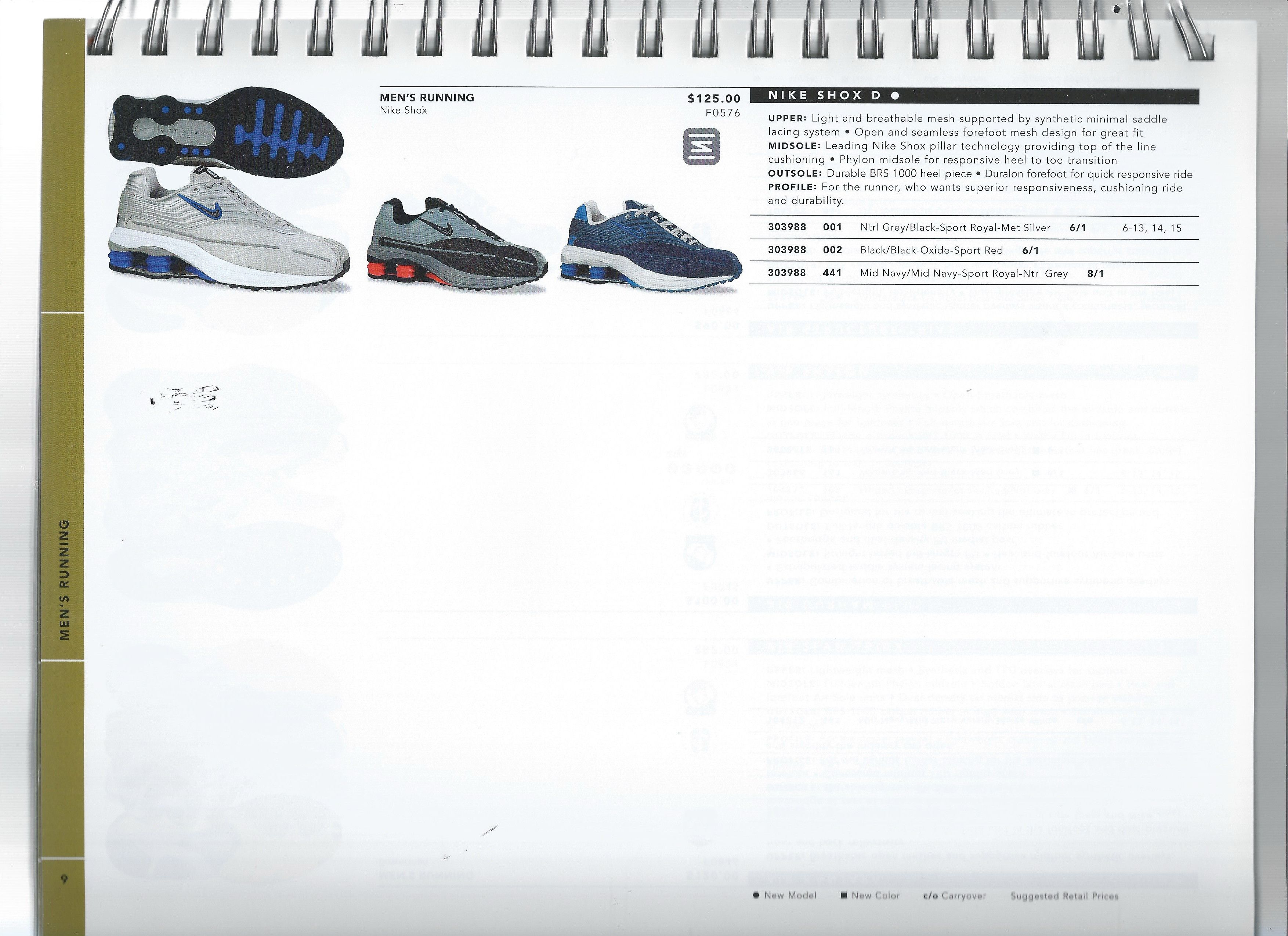 Nike 2002 Nike Shox D Running Shoes 2000s Vintage Nike Rare Y2K Size US 8.5 / IT 38.5 - 5 Thumbnail
