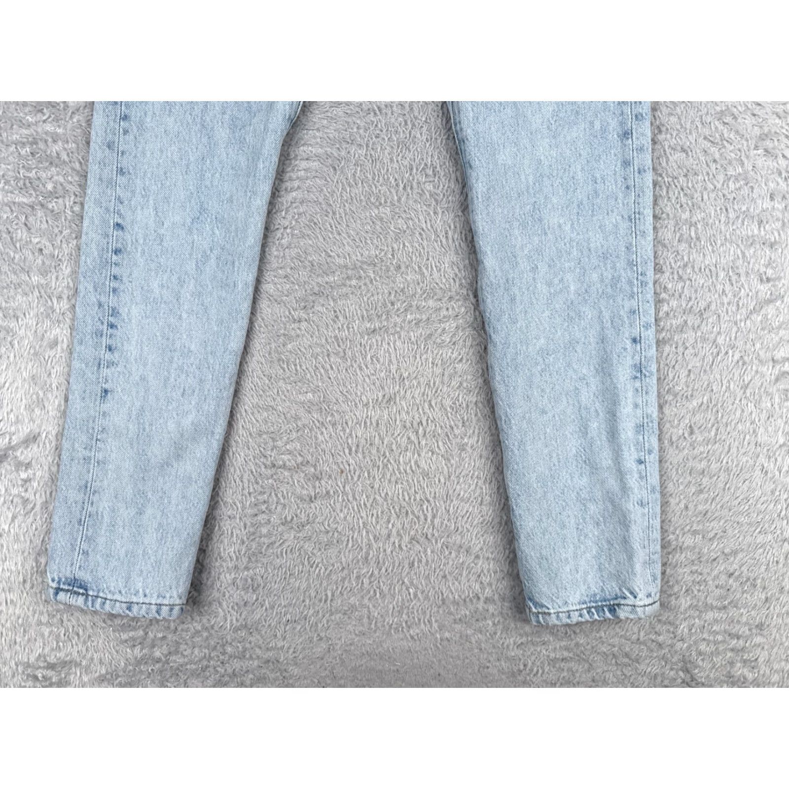 Levi's Levis Jeans Womens 24 Blue Denim 501 S Premium Big E XX Button Cotton 24x28 Size 42" / US 20 - 2 Thumbnail