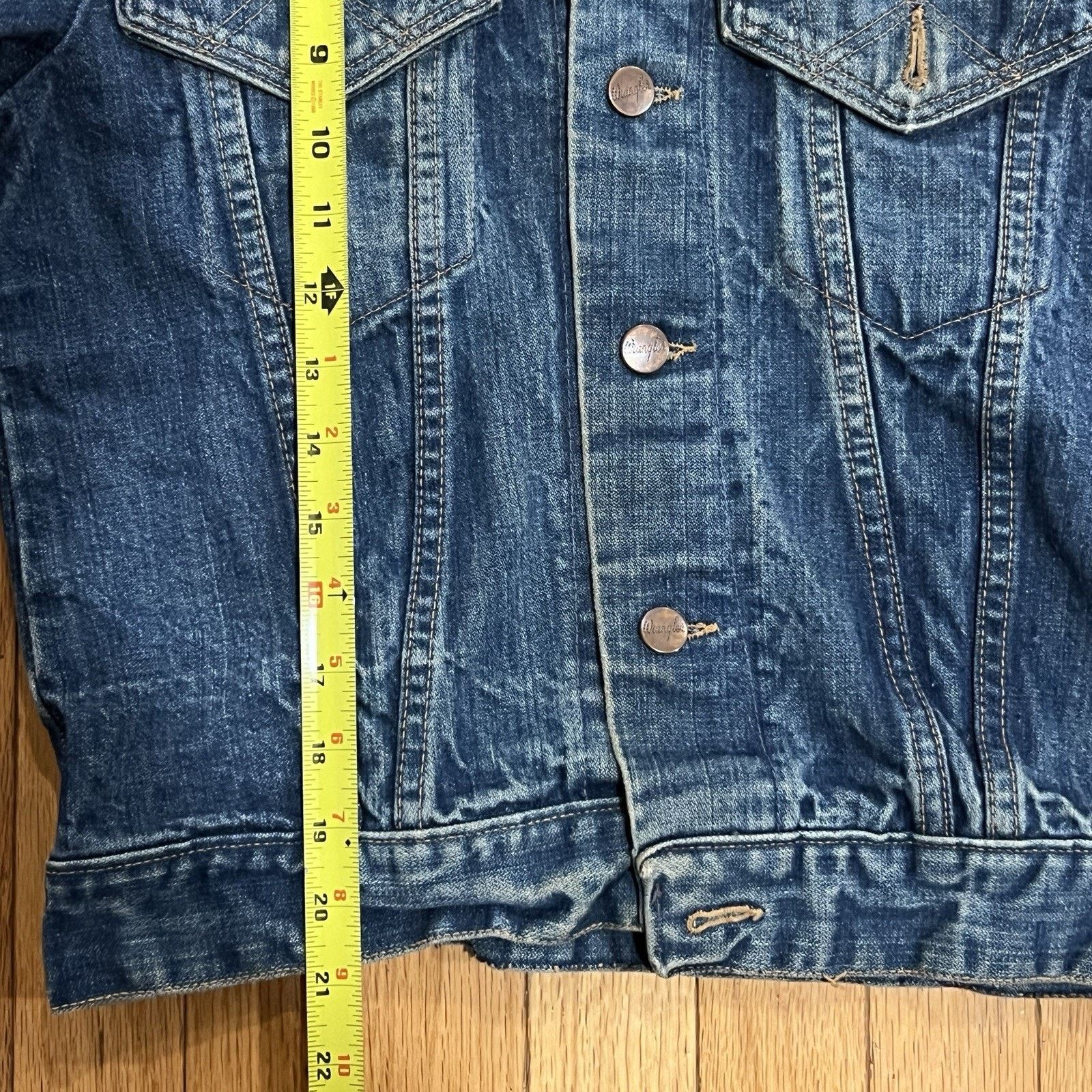 Wrangler WRANGLER dark indigo blue denim trucker jacket 60s 70s usa Size US S / EU 44-46 / 1 - 15 Thumbnail