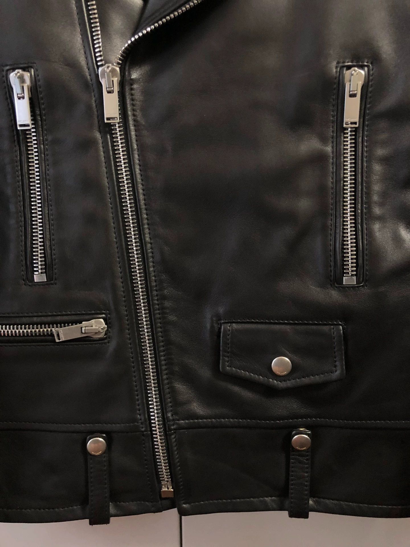 Saint Laurent Paris saint laurent biker jacket-2507 Size US M / EU 48-50 / 2 - 1 Thumbnail