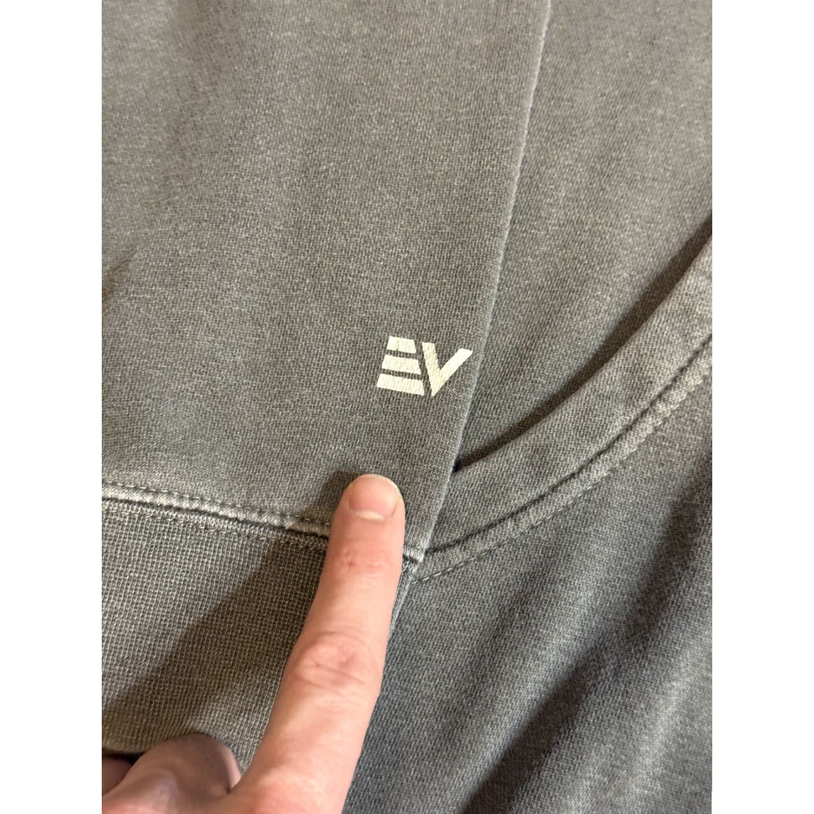 Vintage Independent Trading Company Hoodie Mens Regular Hooded Graphic Print Pockets Drawstring Gray Cotton Polyester City Sports Food Vintage No Size US M / EU 48-50 / 2 - 3 Thumbnail