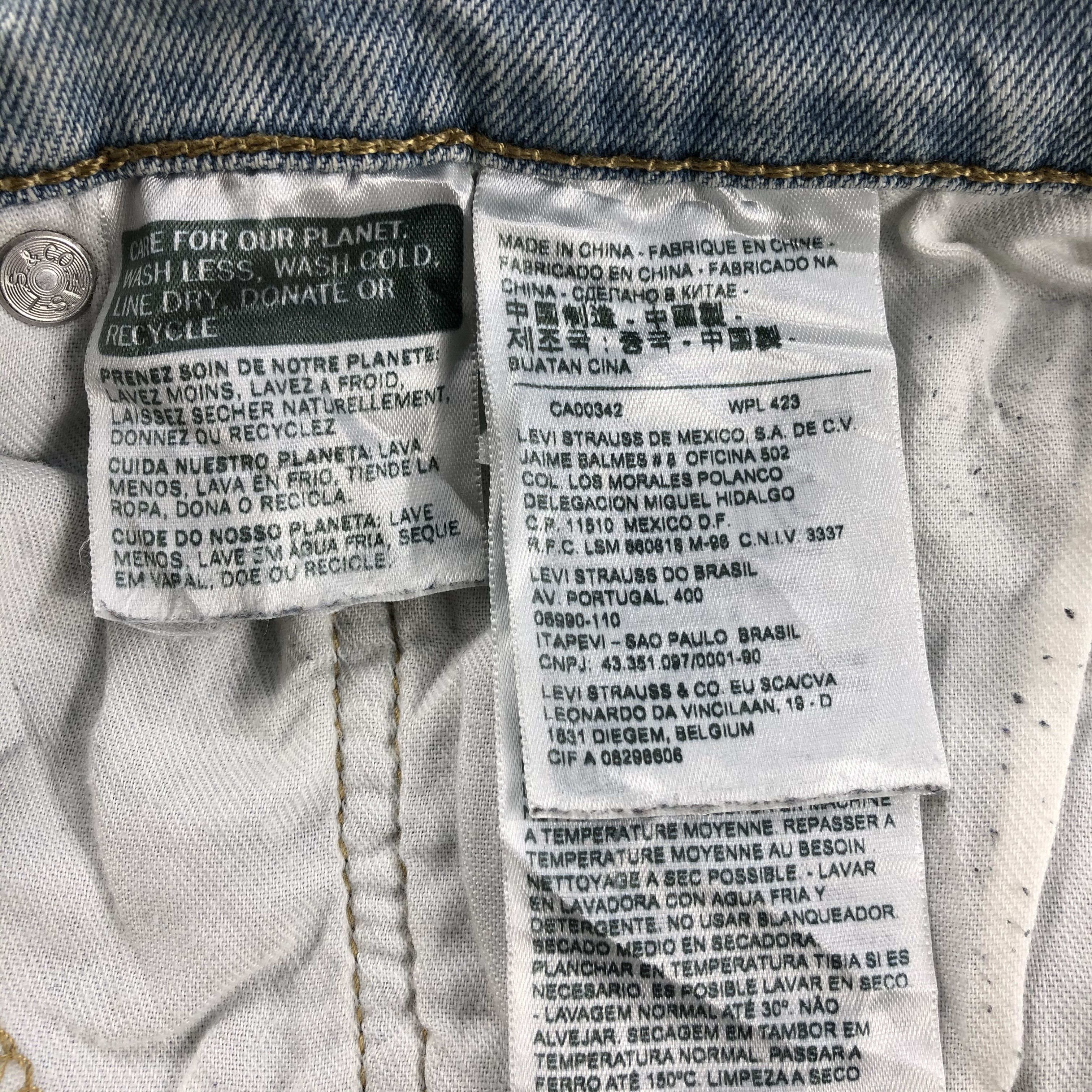 Levi's × Vintage Vintage Levis 510 Jeans-JM1195 Size US 36 / EU 52 - 8 Thumbnail