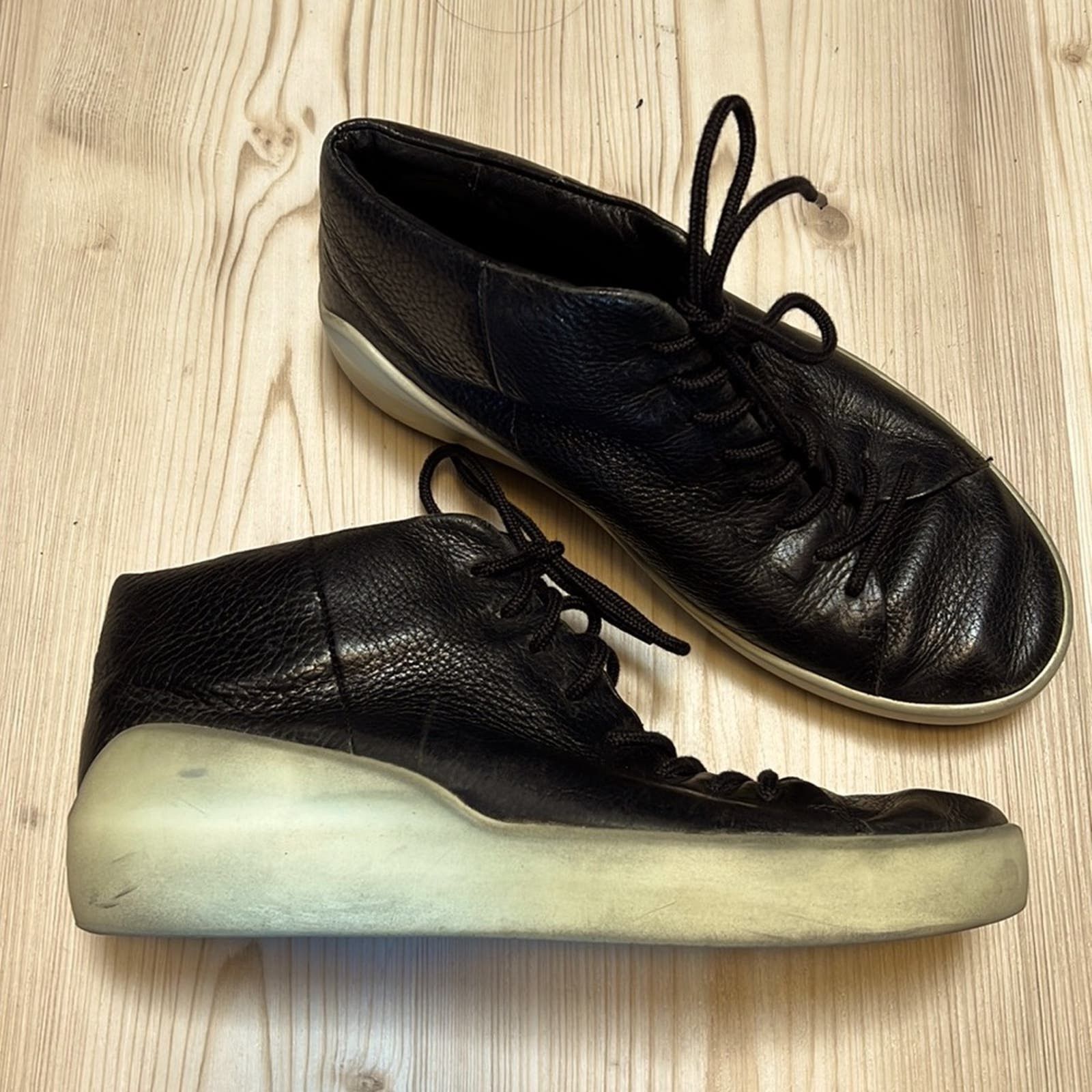 image of The Last Conspiracy X Ecco (Asger Black & White) Shoes, Men's (Size 9)