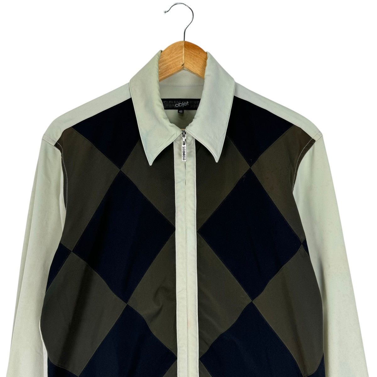 Gaultier Homme Objet ☀️JPG OBJECT DIAMOND ZIPPER SUMMER JACKET Size US S / EU 44-46 / 1 - 5 Thumbnail