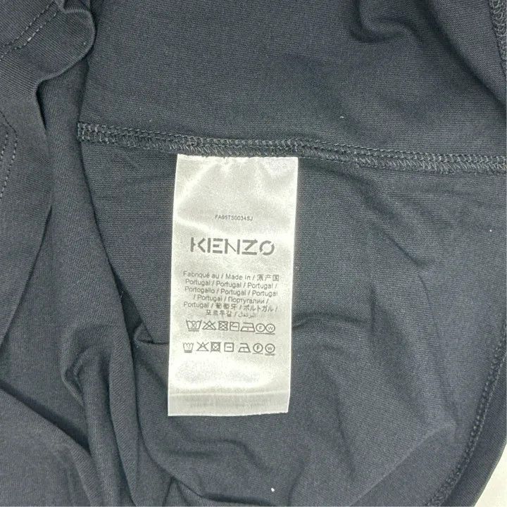 Kenzo Kenzo Black Cotton Tiger Graphic T-Shirt -2507 Size US S / EU 44-46 / 1 - 2 Thumbnail