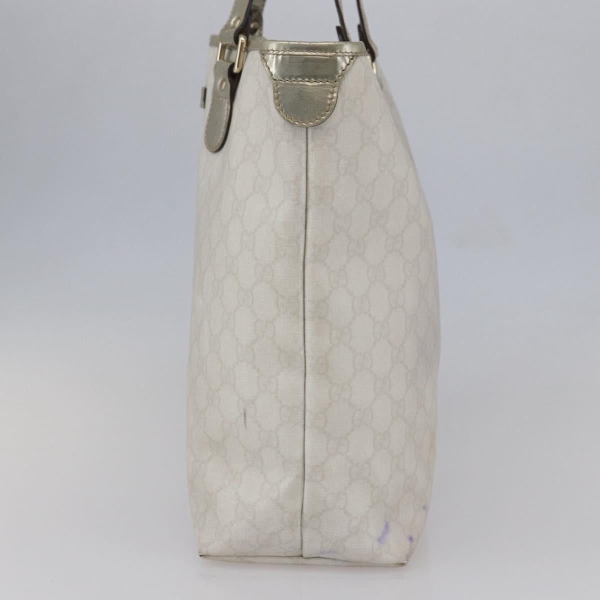 Gucci GUCCI GG Supreme Tote Bag Pvc Ivory Gold Size ONE SIZE - 5 Thumbnail