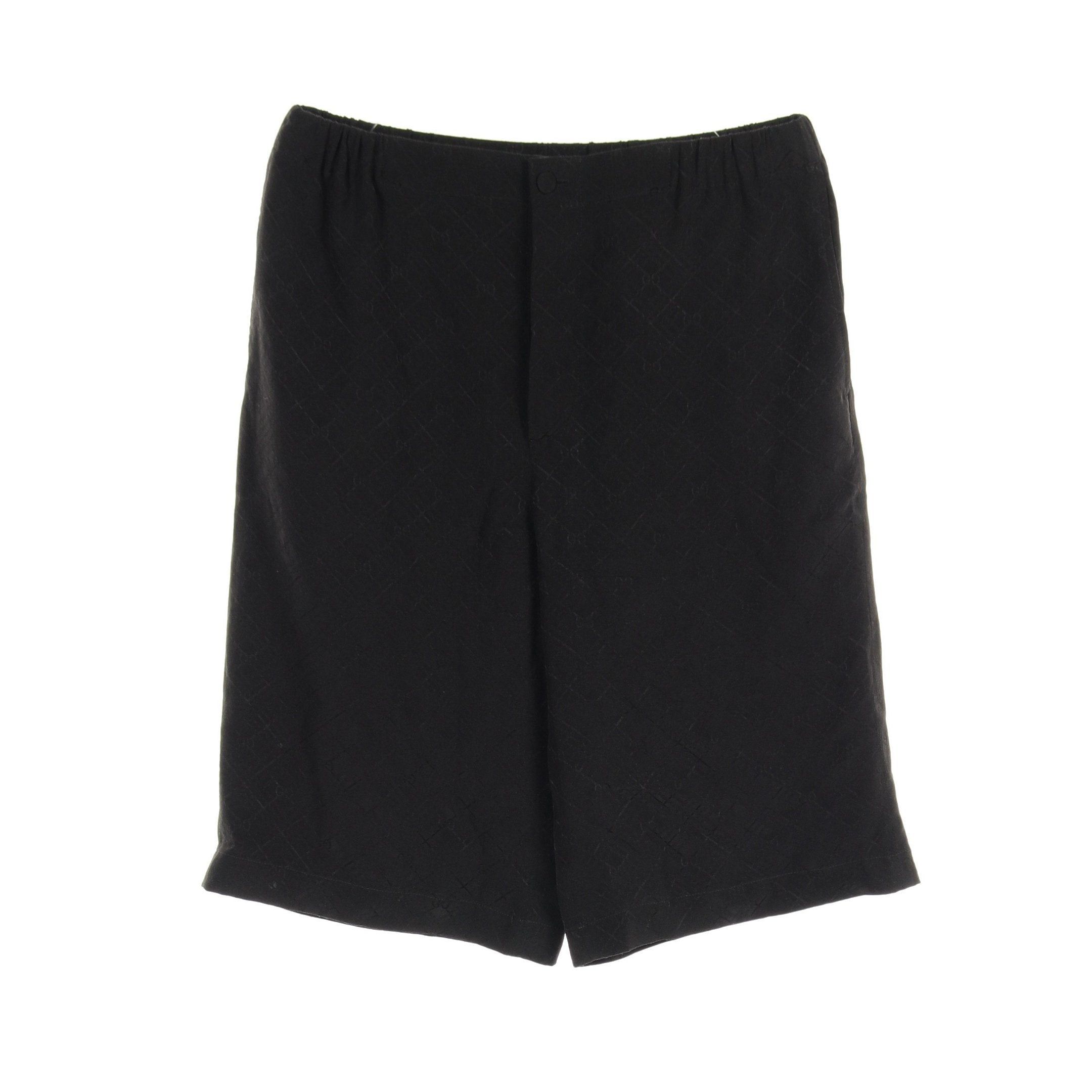 image of Gucci Gg Pattern Half Pants Silk Black, Men's