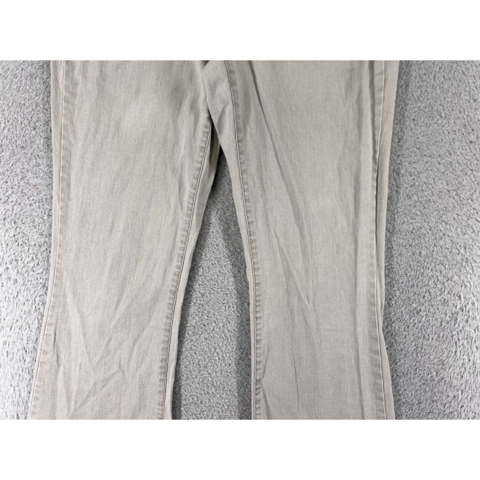 Vintage Jeanstar Jeans Womens 6 Beige Denim Flare Low Rise 27x30 Cotton Blend 5-Pocket Design Vintage No 90s Southwestern Womens Jeans Flared Size 28" / US 6 / IT 42 - 6 Thumbnail
