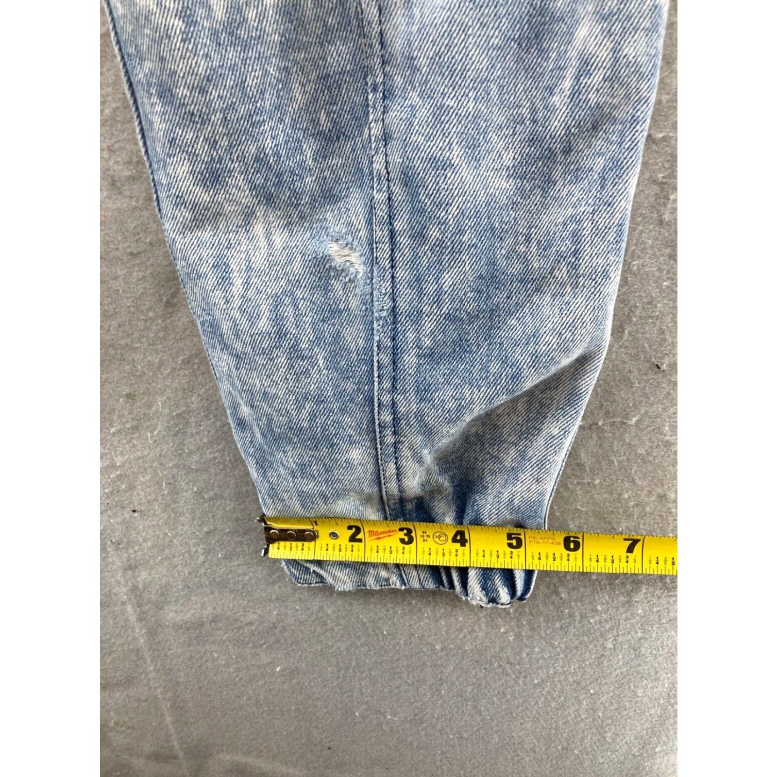 Vintage VINTAGE Academy World Revival Womens Jeans Cargo Tapered 10 Blue 80s 90s Womens Size 32" / US 10 / IT 46 - 6 Thumbnail