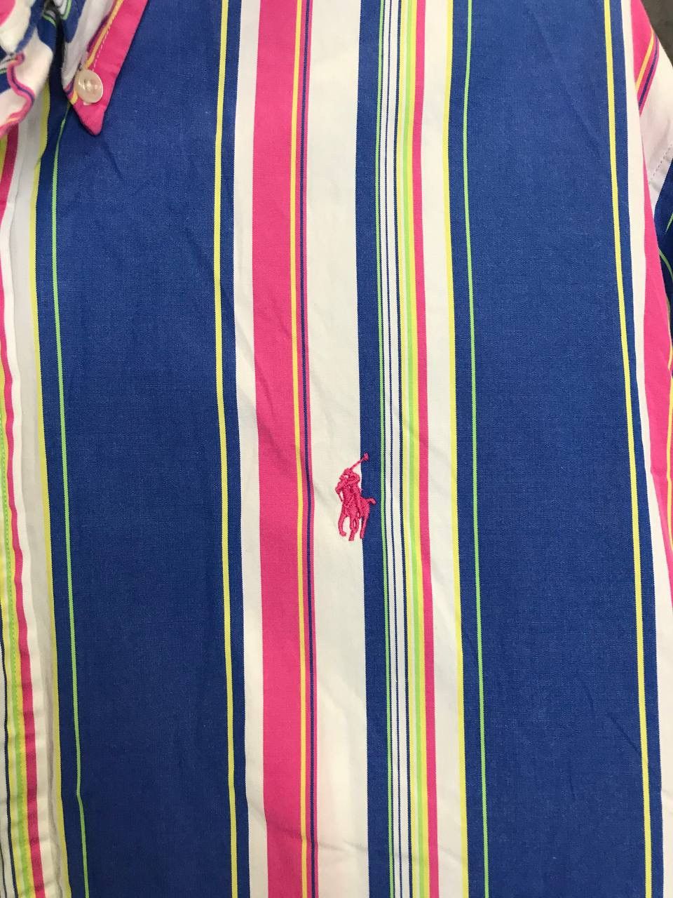 Polo Ralph Lauren Polo Ralph Lauren vintage striped designer logo shirt Size US XXL / EU 58 / 5 - 3 Thumbnail