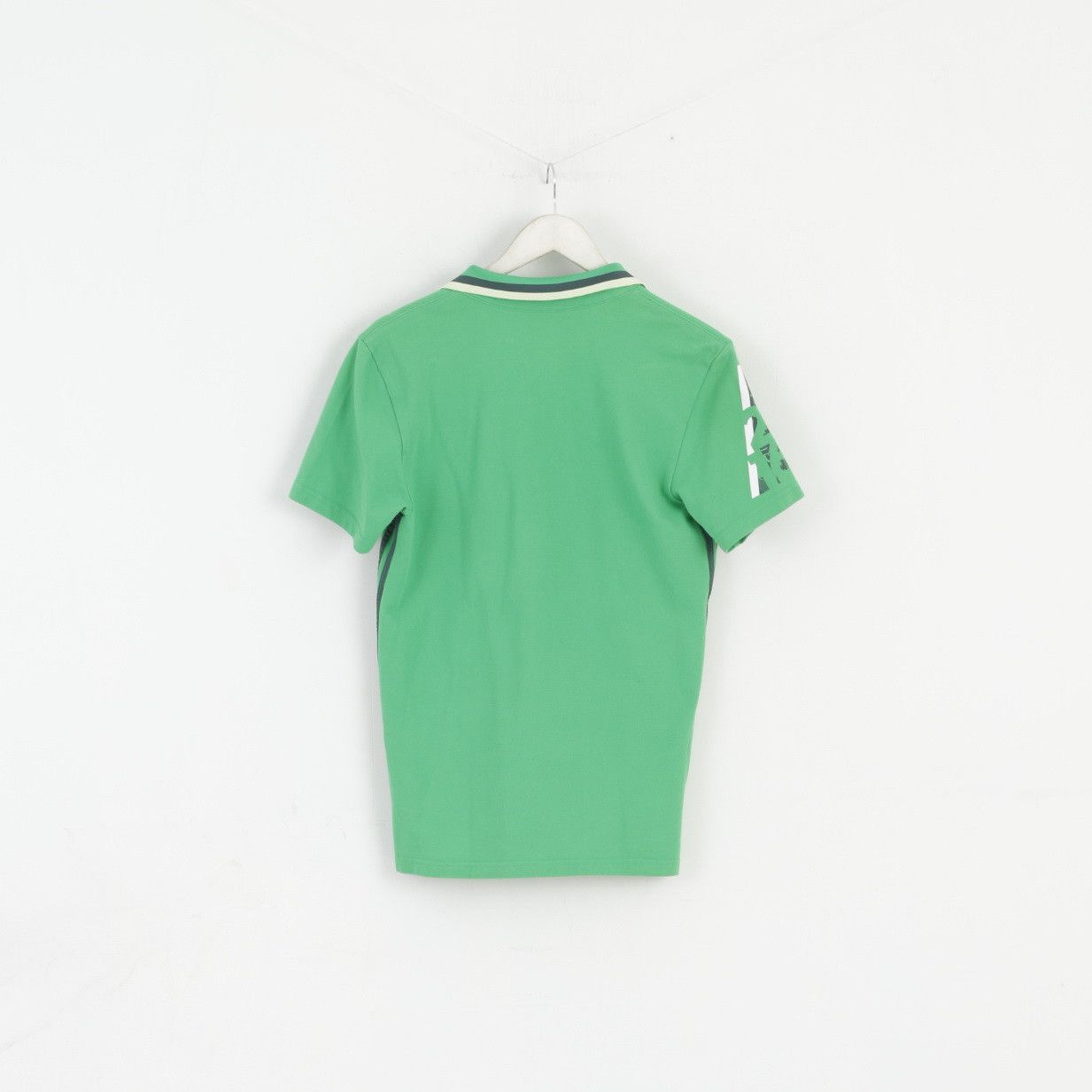 Adidas Adidas Men M Polo Shirt Green Cotton Euro 2016 6398 Size US M / EU 48-50 / 2 - 7 Thumbnail