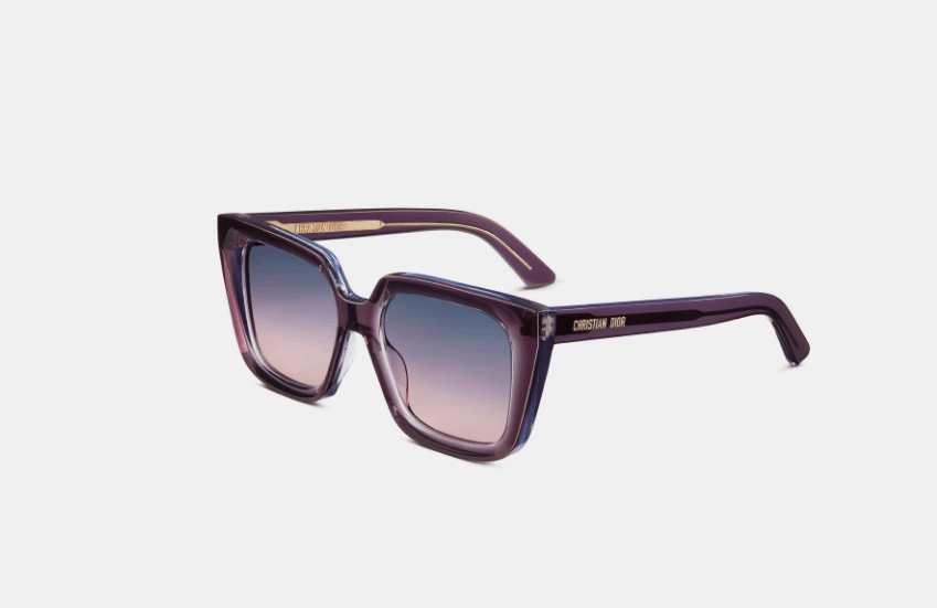 Dior o1w1db10725 Size :OS/DMNGS1 Sunglasses in Transparent Purple Size ONE SIZE - 2 Thumbnail