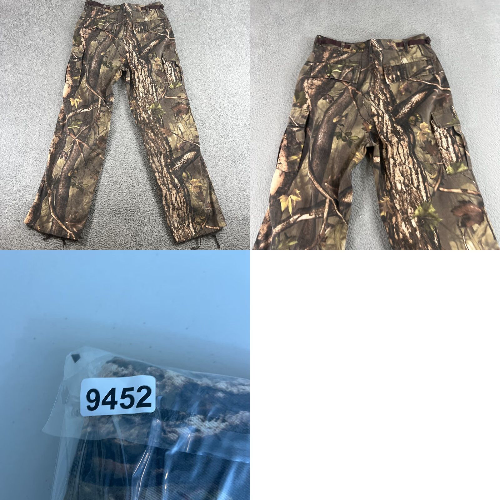 Vintage Magellan Outdoors Pants Mens Large Camo Realtree Cargo Hunting Utility Mens Pants Camouflage Brown Cotton Blend Zip Front Pockets 32 In Inseam Size US 33 - 8 Thumbnail