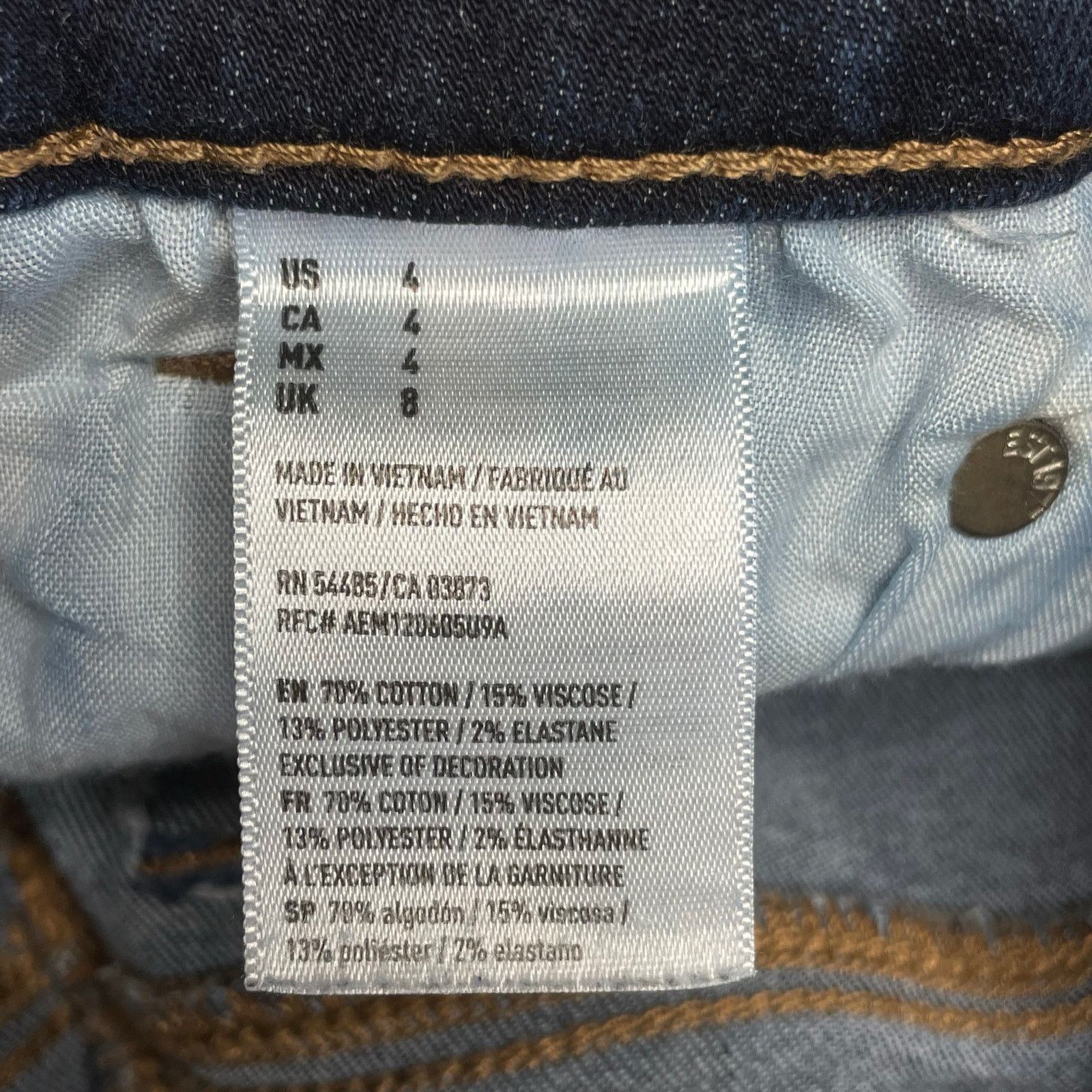 American Eagle Outfitters American Eagle Hi-rise Shortie Size 27" / US 4 / IT 40 - 5 Thumbnail