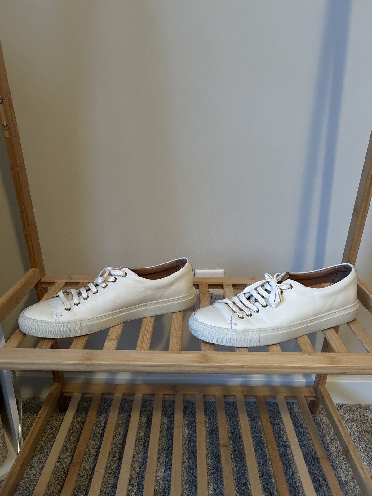 Buttero Buttero Cream Leather Shoes 11 US Mens Size US 11 / EU 44 - 5 Thumbnail