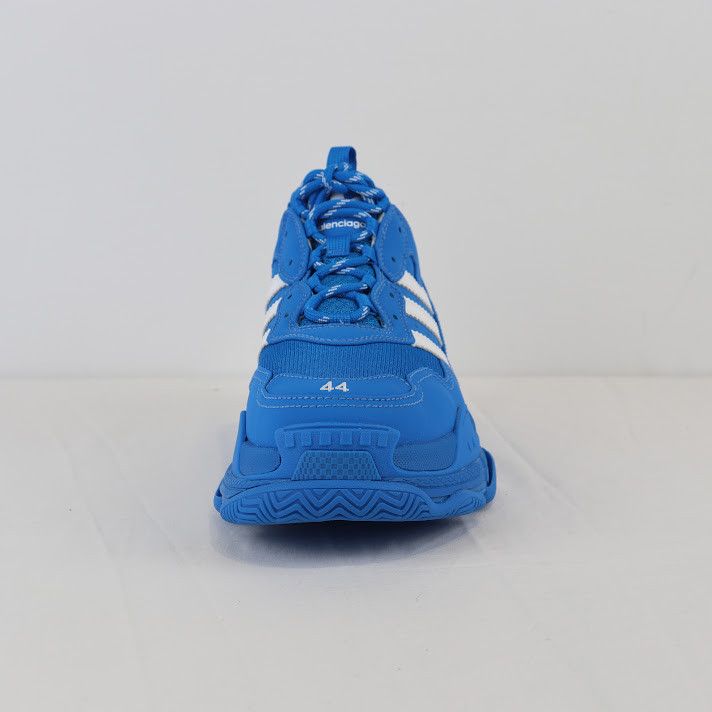 o1rshd1 Triple S Mesh Sneakers in Blue/White Low Top Sneakers