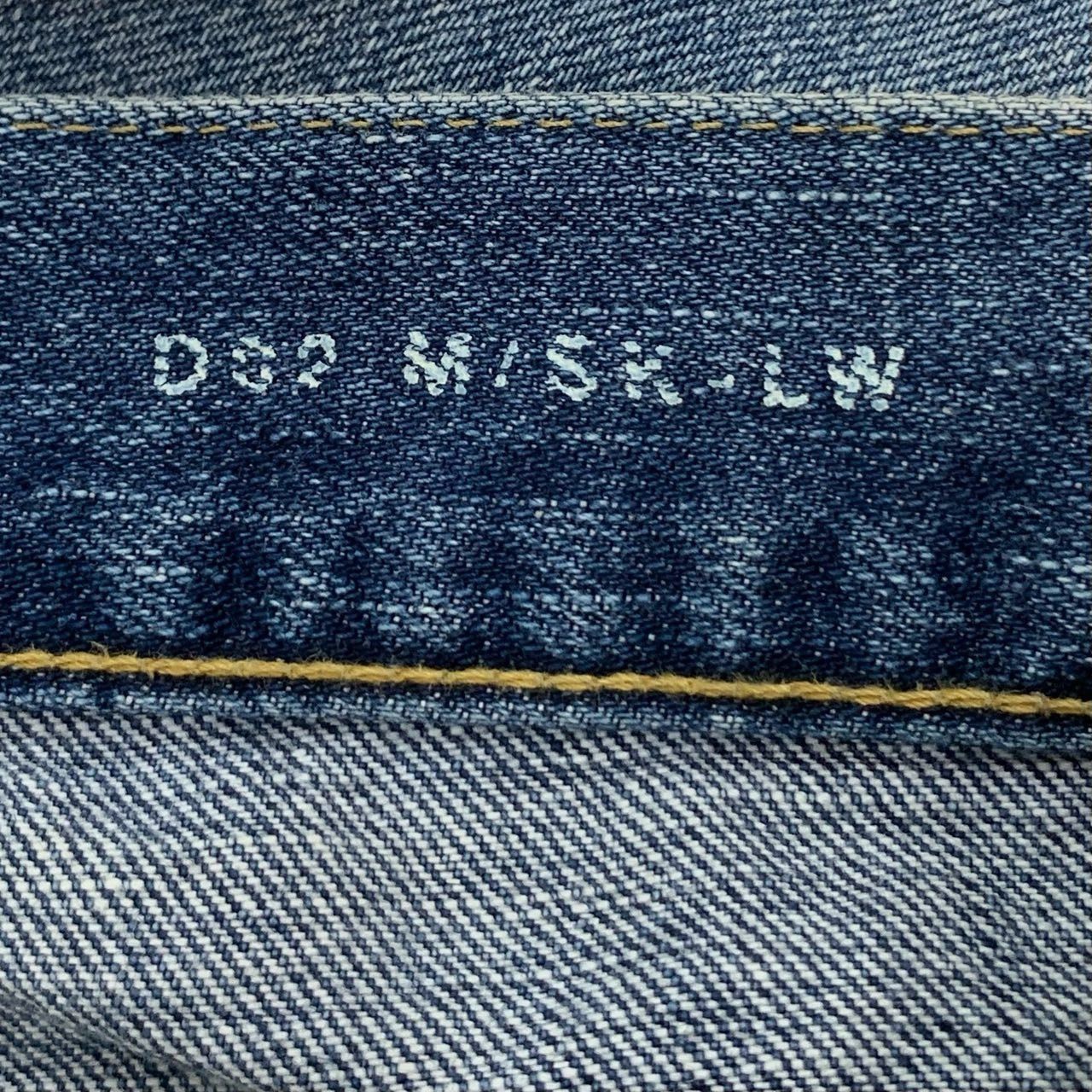 Saint Laurent Paris Saint Laurent Deep Blue Washed Cotton Straight-Leg Jeans (Si Size 30" / US 8 / IT 44 - 4 Thumbnail