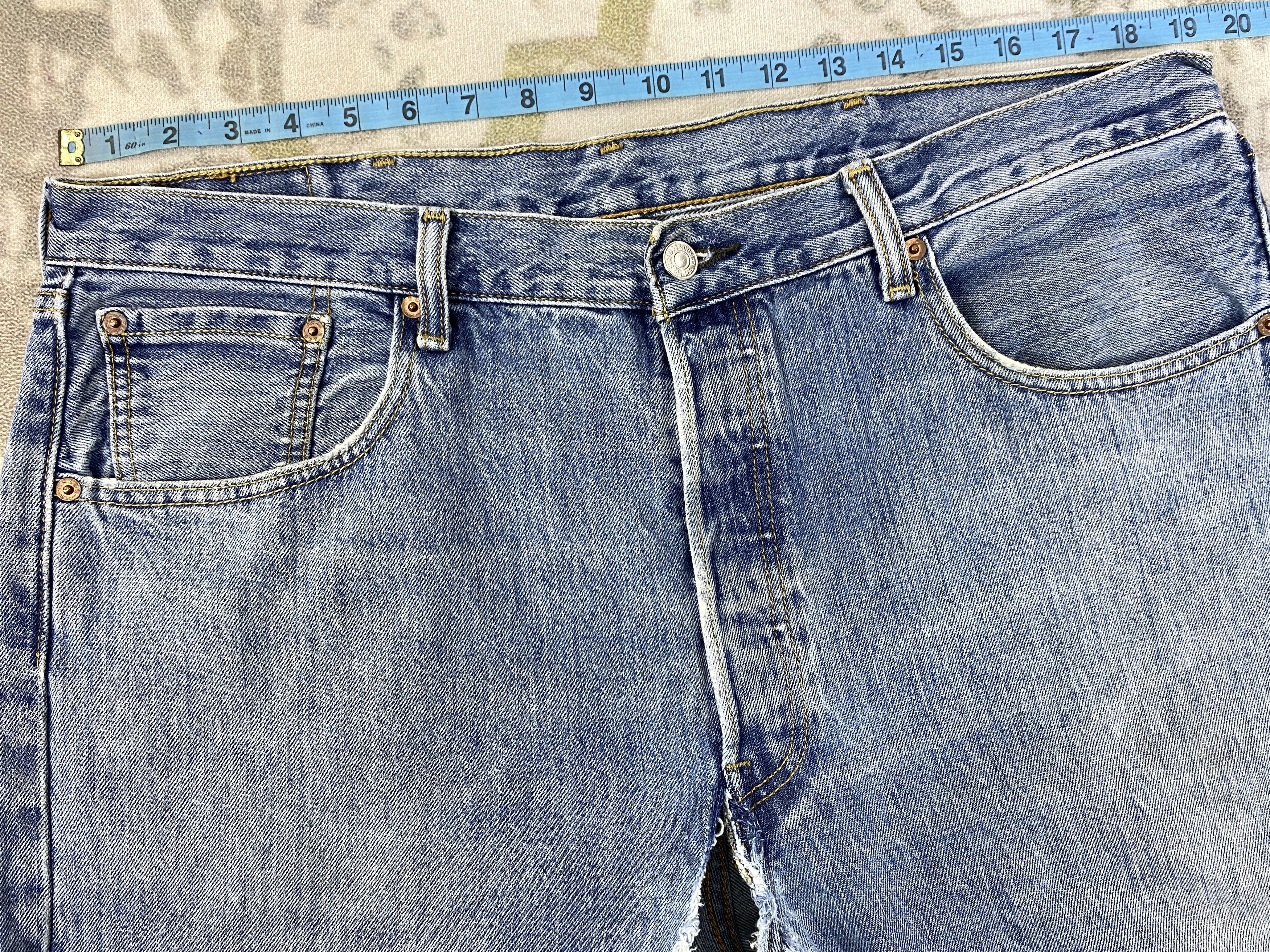 Levi's Blue Vintage Levi's 501 Jeans 37x32 Denim -JN1591 Size US 36 / EU 52 - 5 Thumbnail