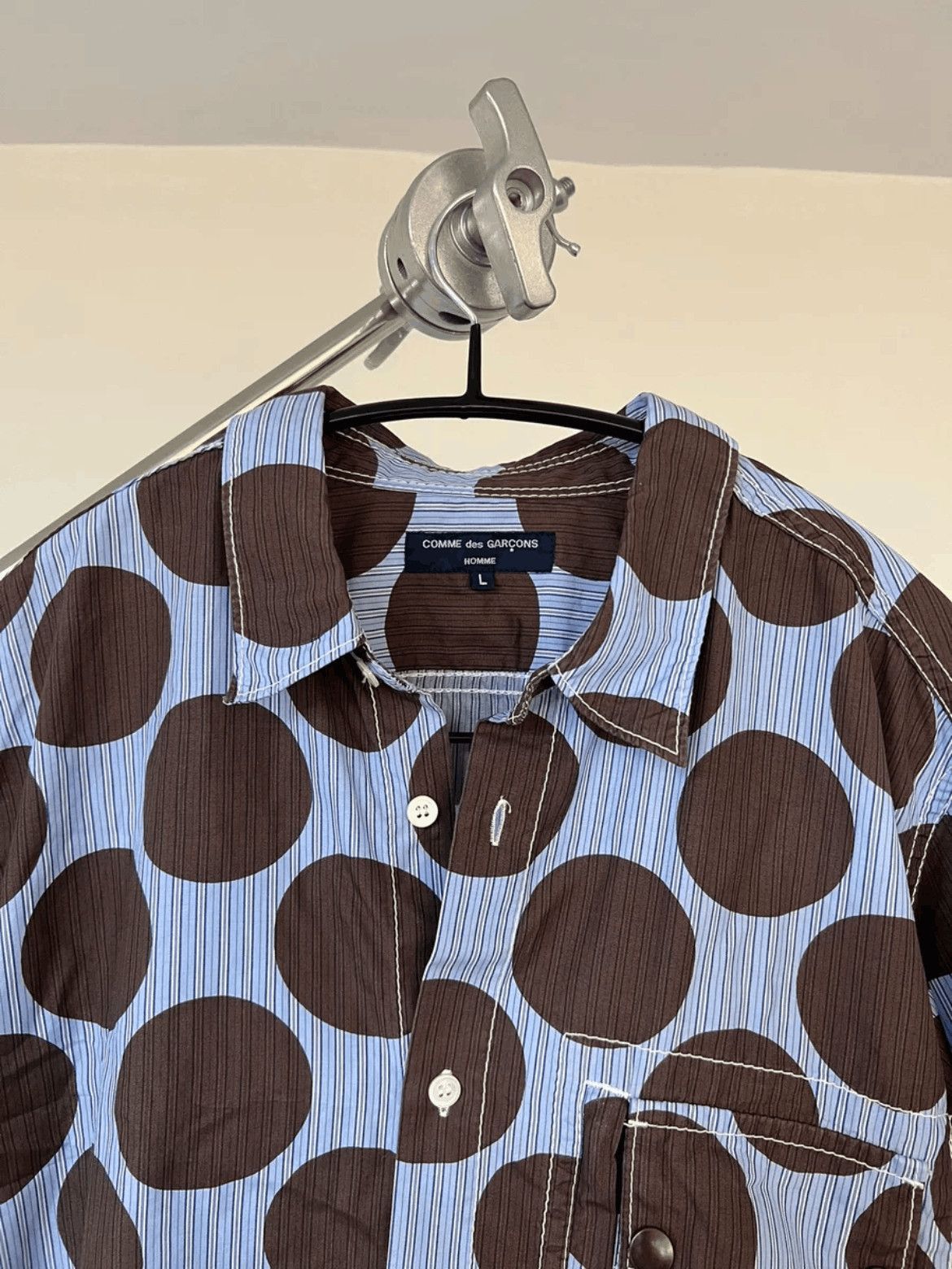 Comme des Garcons Comme des Garcons Homme polka dot shirt - DMC Size US L / EU 52-54 / 3 - 3 Thumbnail