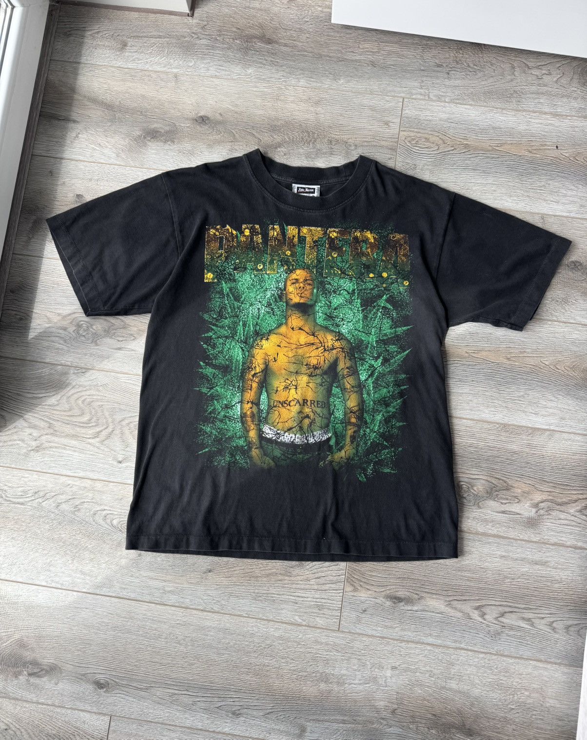 Band Tees Vintage Pantera Unscarred 90s Weed Leaf BOOTLEG Tee Size US L / EU 52-54 / 3 - 1 Thumbnail