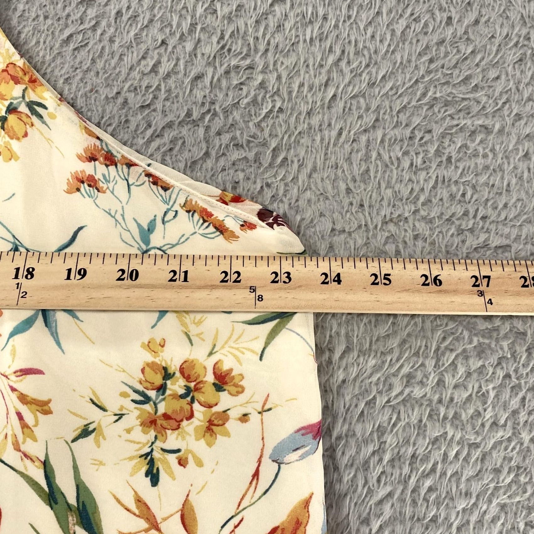Torrid Torrid Floral Tank Top Womens 2X Cami Layering Festival Chiffon Summer Sleeveless V-Neck Slender Adjustable Strap Size XXL / US 16-18 / IT 52-54 - 5 Thumbnail