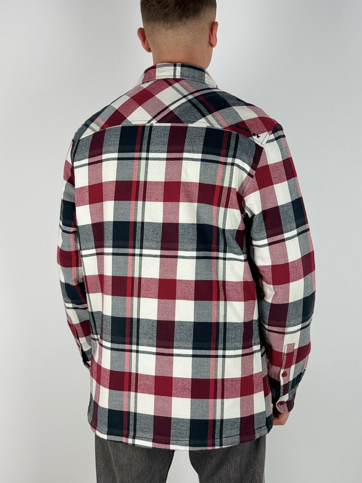 Oakley Oakley Quilted Flannel Overshirt Jacket Size US XL / EU 56 / 4 - 2 Thumbnail